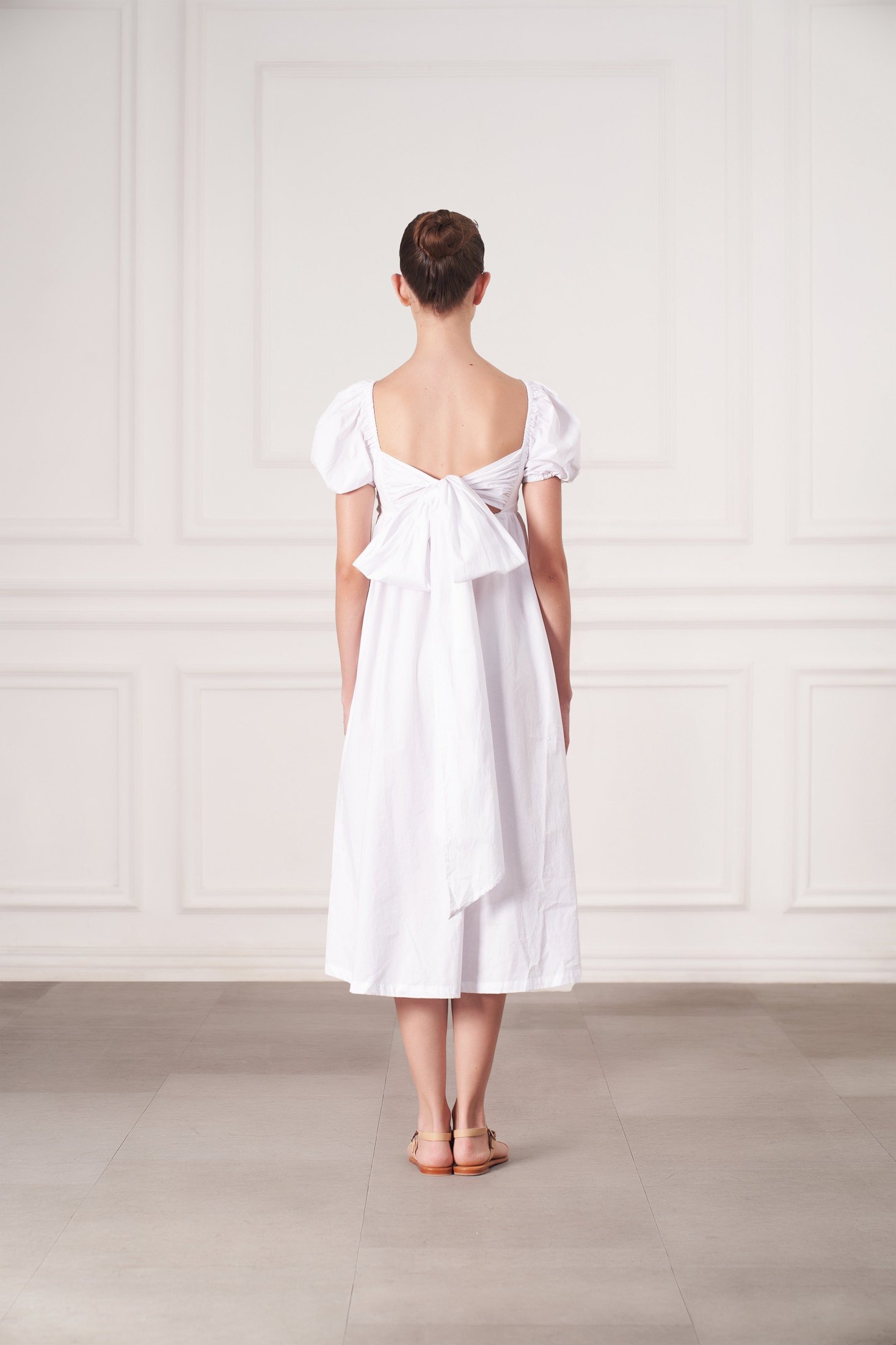 Grace Midi Dress | White — thumbnail 4