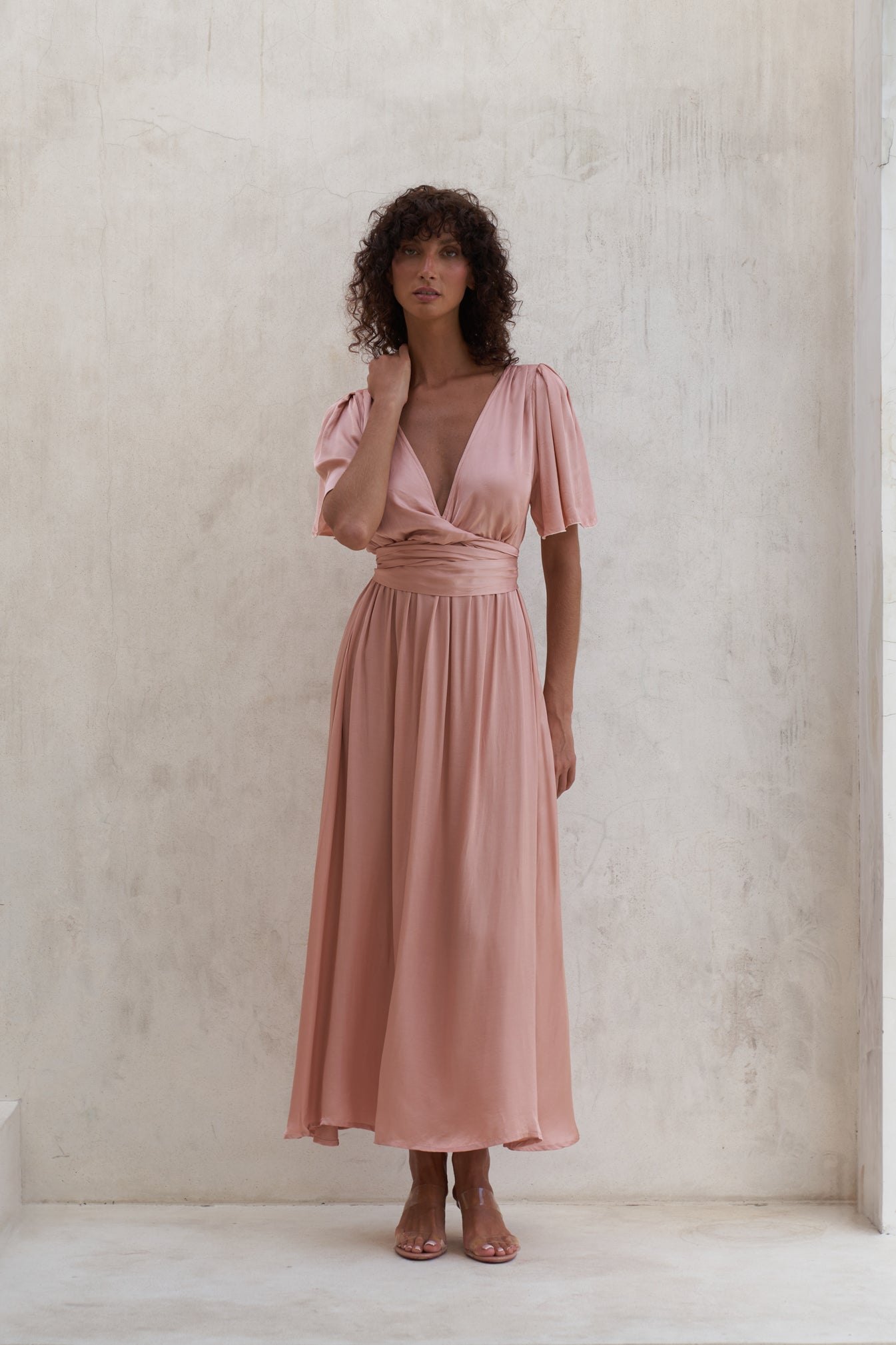 Marlowe Maxi Dress | Peach Rose — thumbnail 7