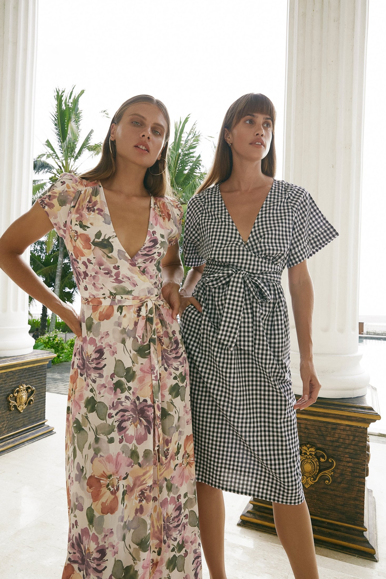 Alexa Maxi Wrap Dress | Soiree Floral — thumbnail 7