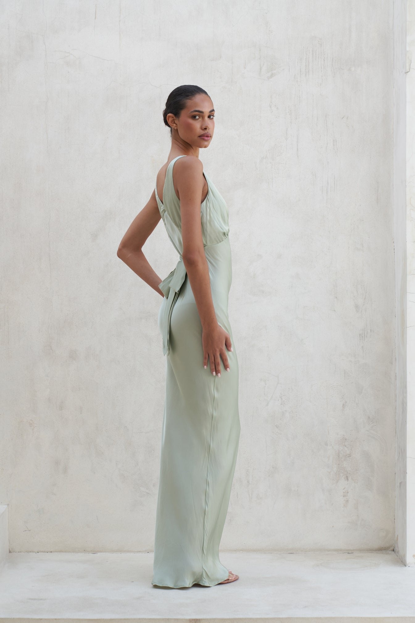 Bessette Maxi Dress | Sage — thumbnail 6