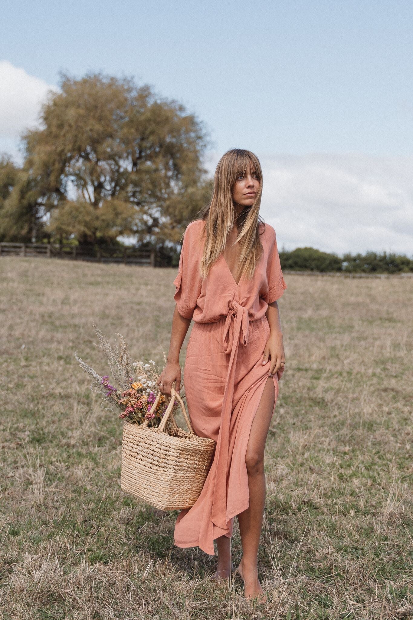 Melody Maxi Dress | Dusty Rose — thumbnail 3