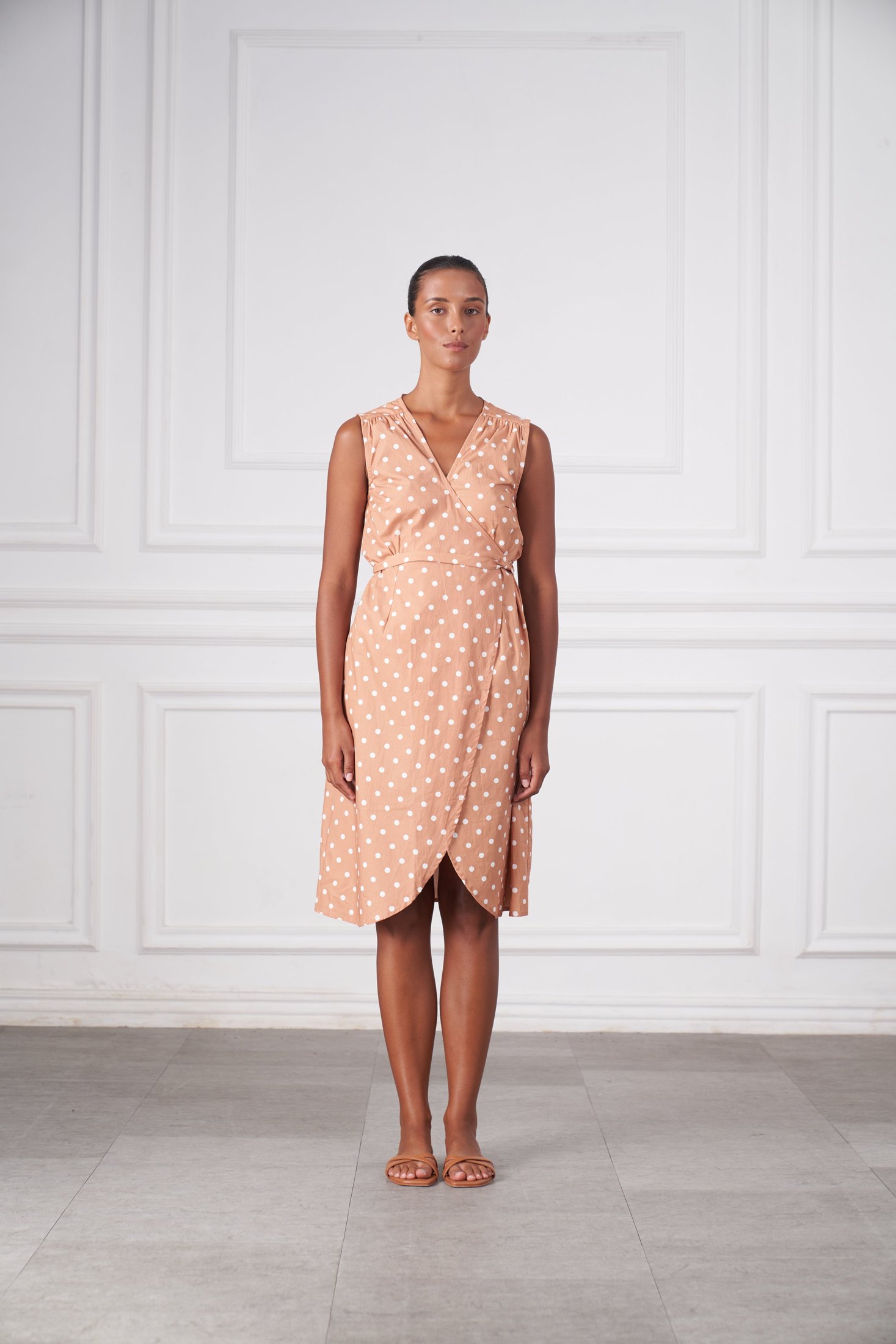 Lola Midi Wrap Dress | Coco Dot — thumbnail 11