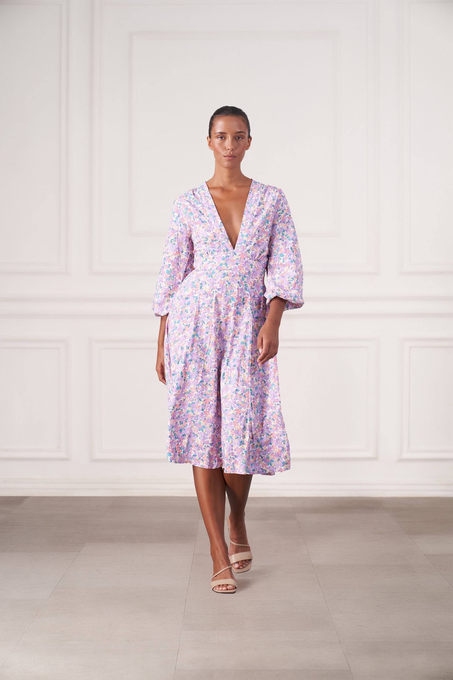 Vivianne Midi Dress | Bell Flower — style inspiration