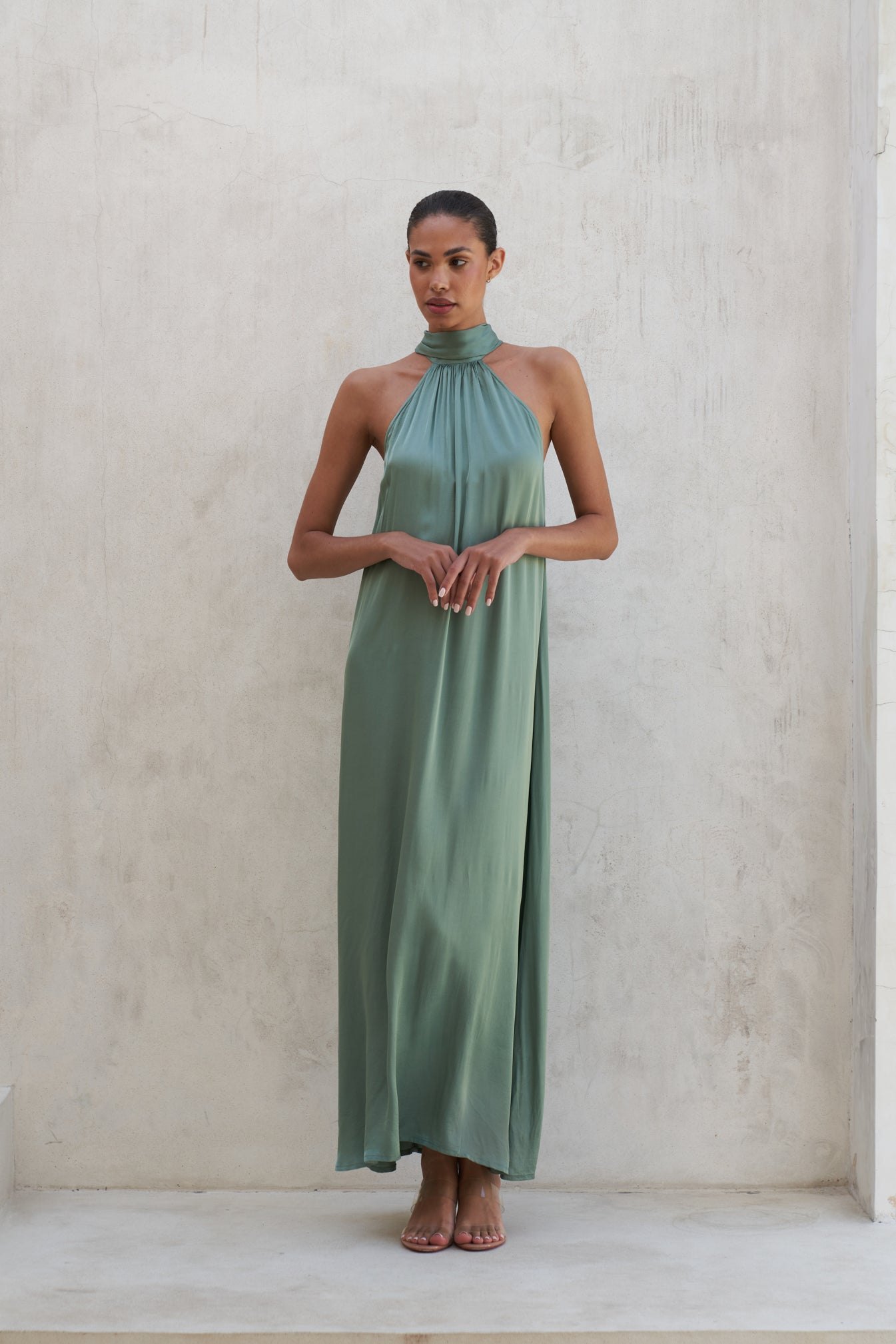 Allegra Maxi Dress | Olive — thumbnail 2