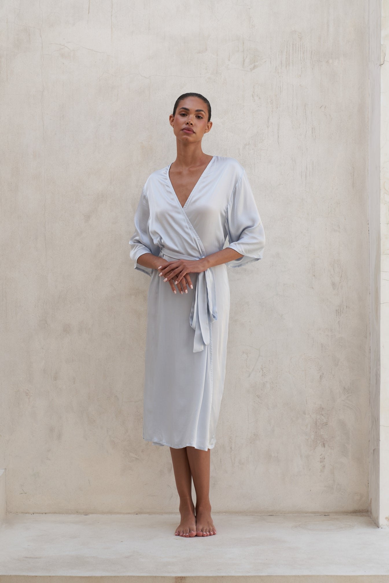 Olivia Robe | Pearl Blue — thumbnail 2