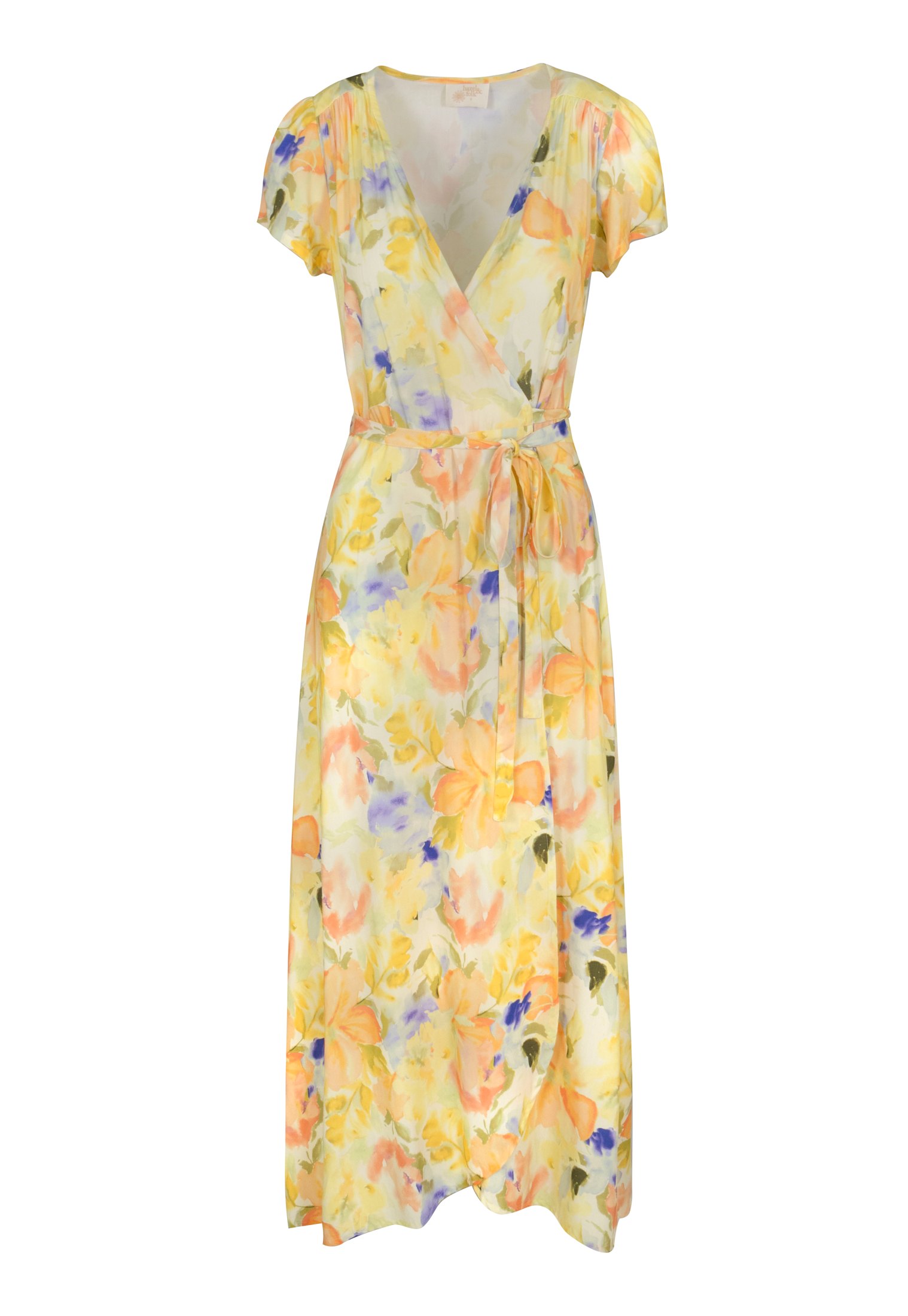 Alexa Maxi Wrap Dress | Midsummer Blooms — thumbnail 2