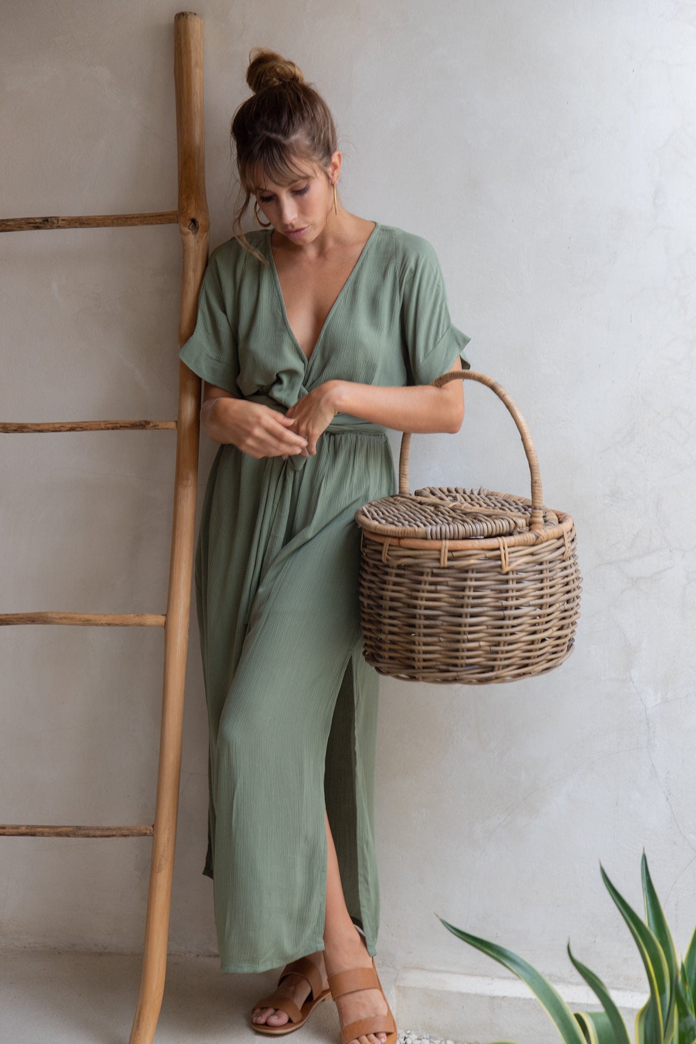 Melody Maxi Dress | Olive — thumbnail 15