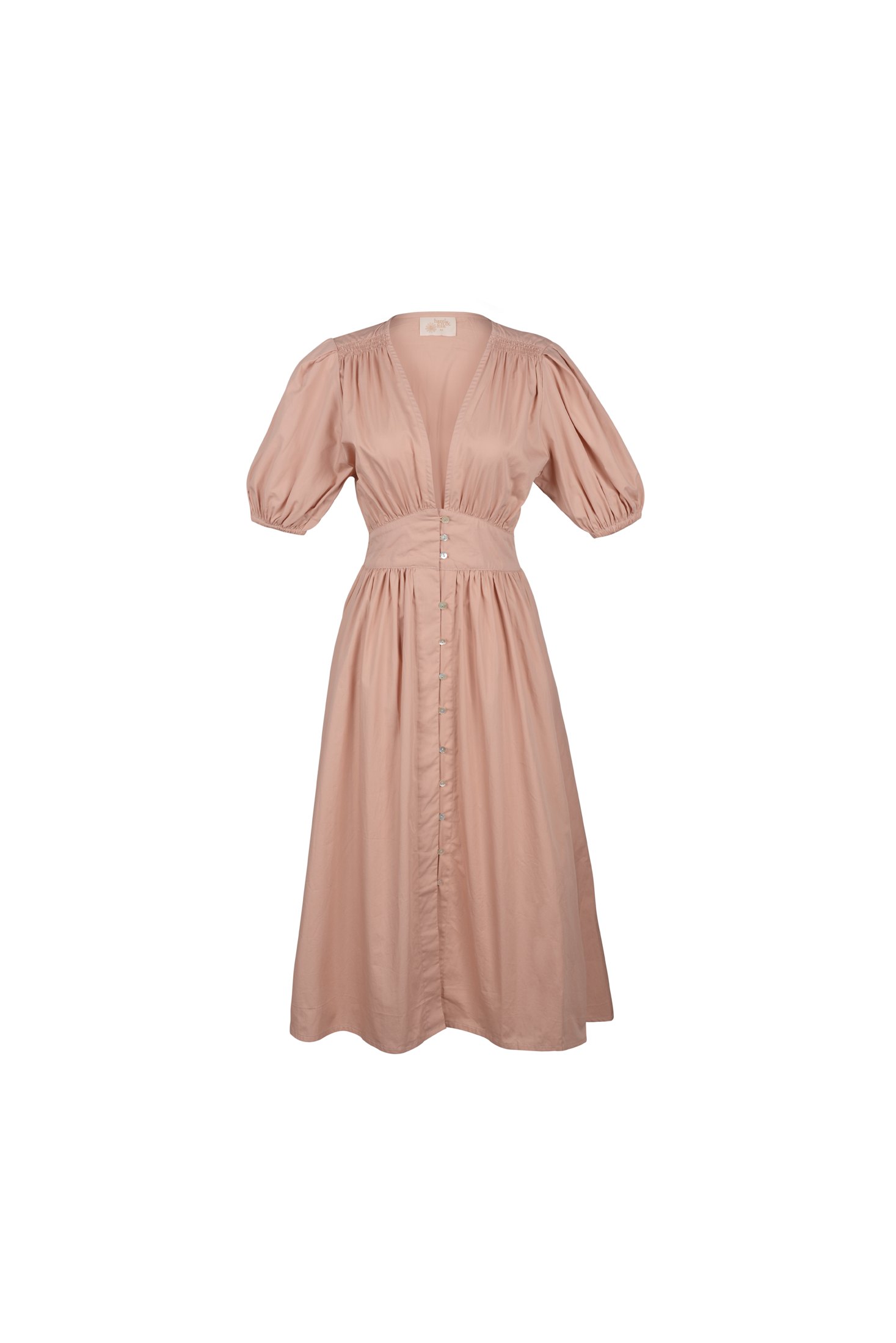 Hazel Midi Dress | Faded Blush — thumbnail 6