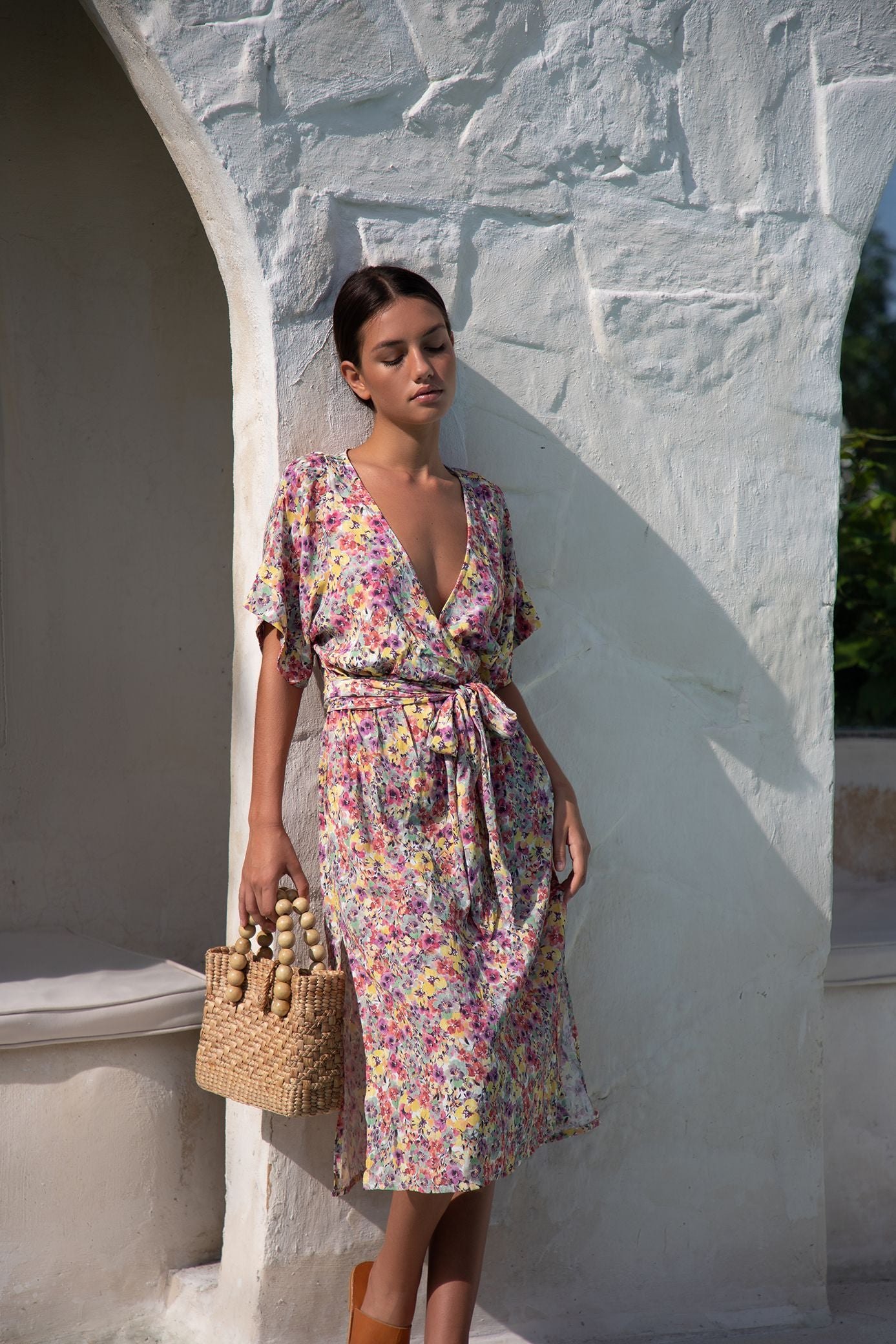 Melody Midi Dress | Floral Escape — thumbnail 2