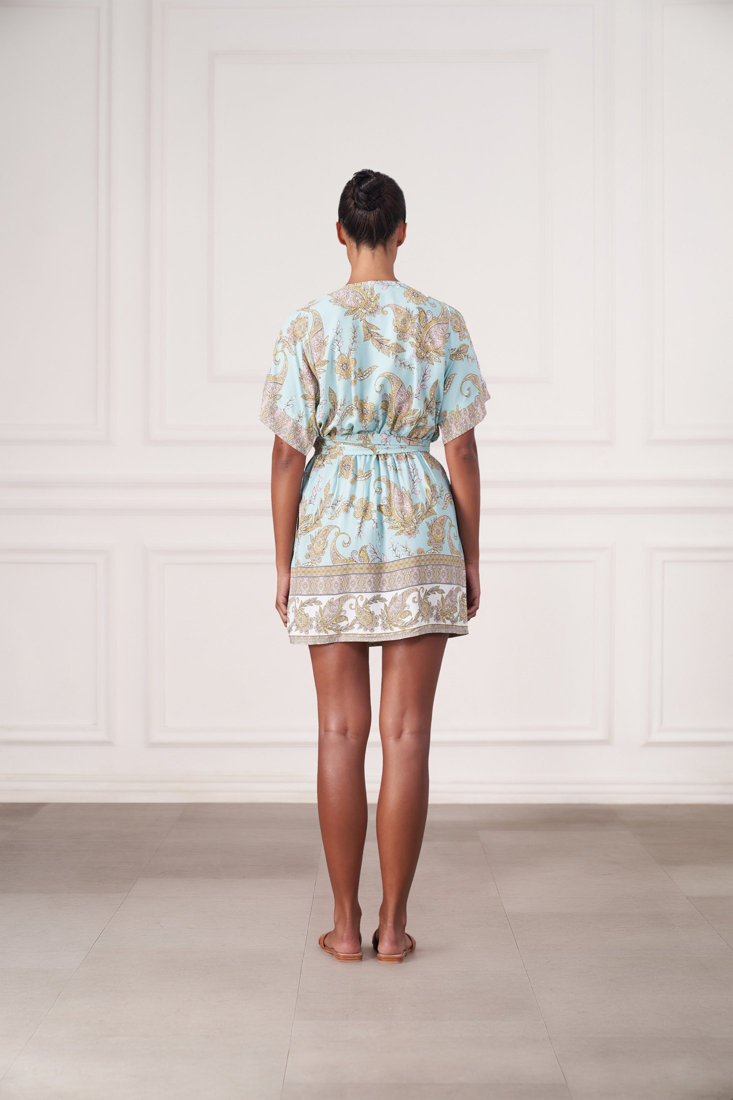 Melody Mini Dress | Amalfi Paisley — thumbnail 2