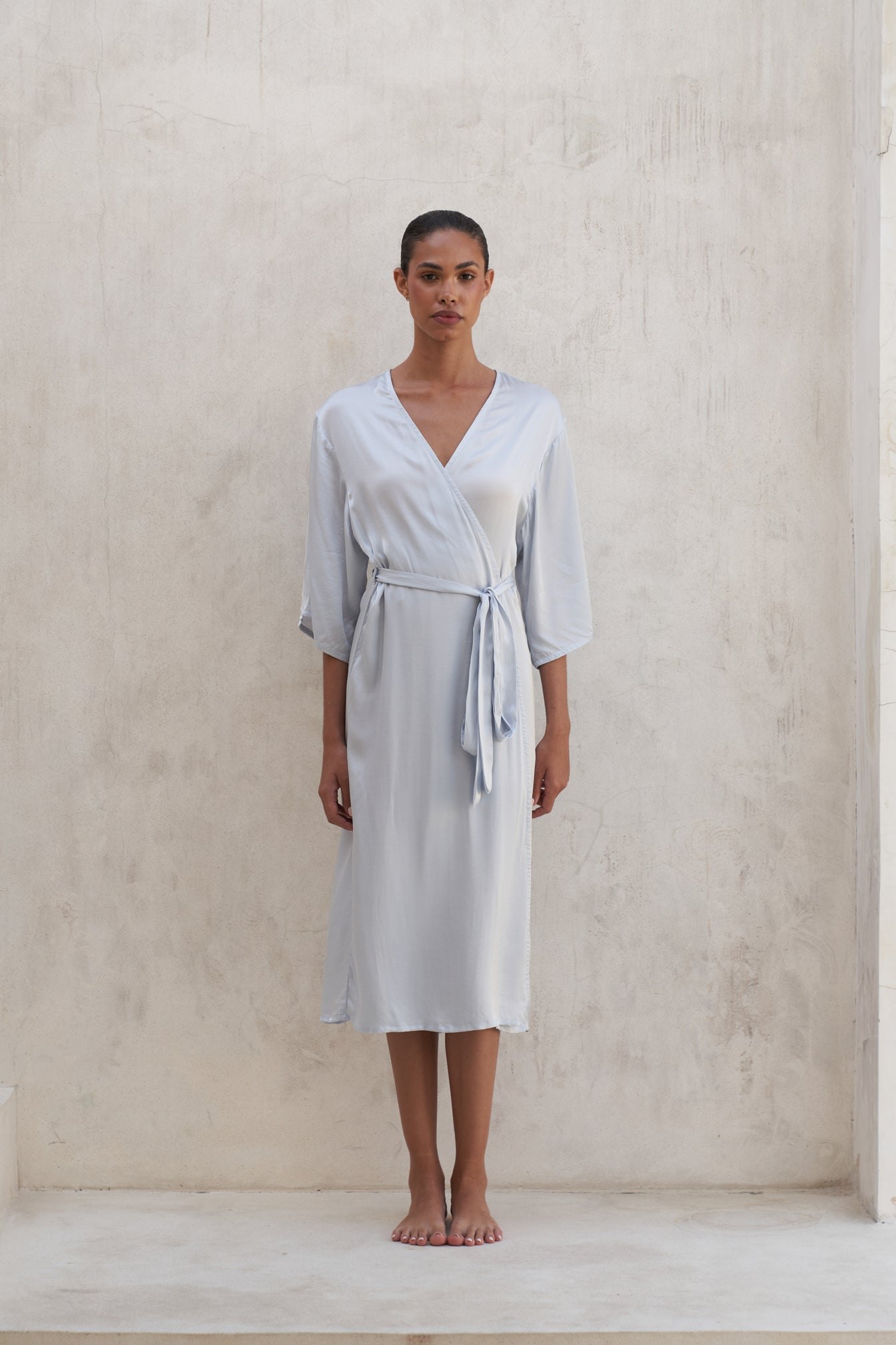 Olivia Robe | Pearl Blue