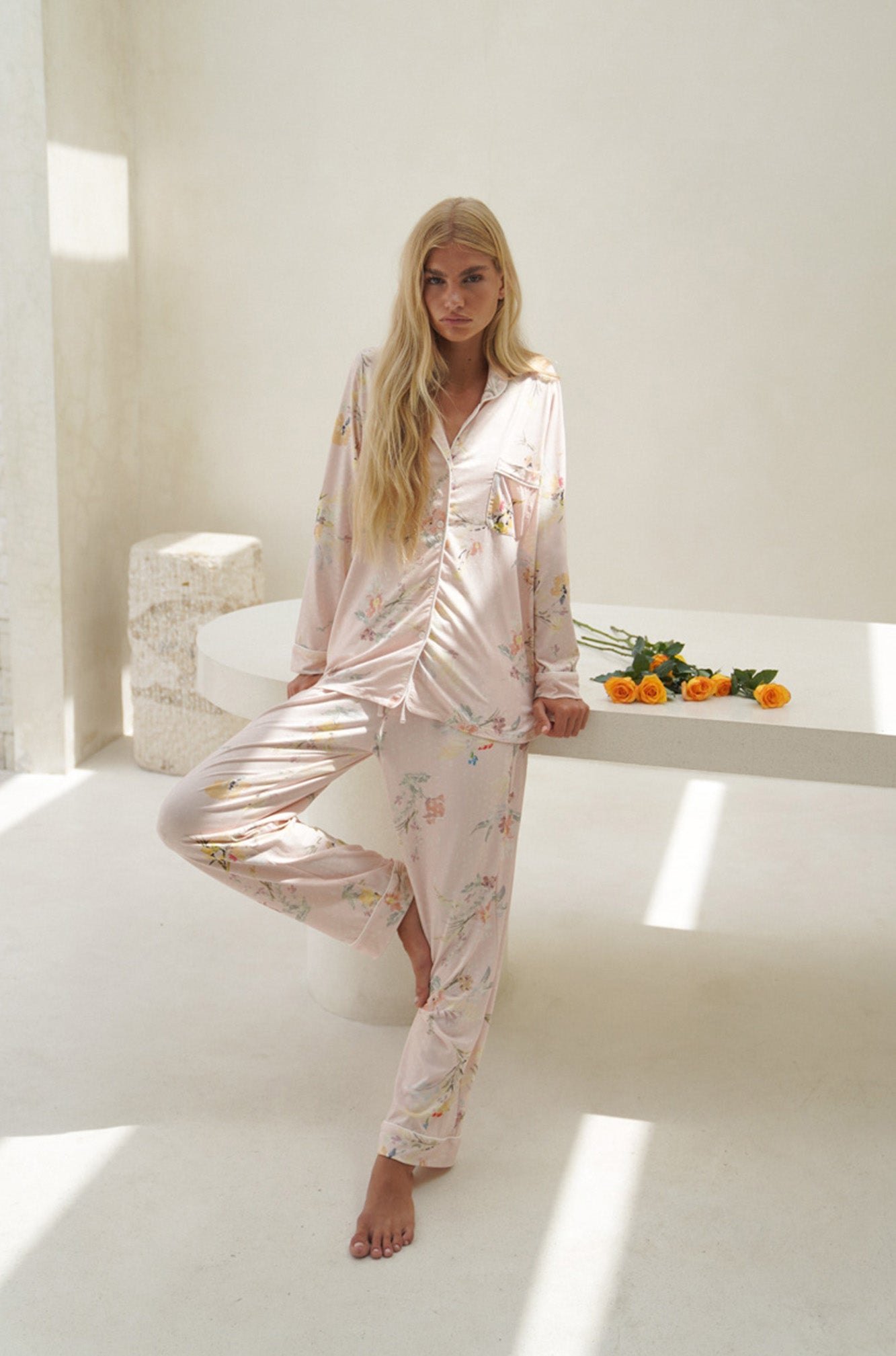 Francesca Sleep Set | Secret Garden Blush — thumbnail 6