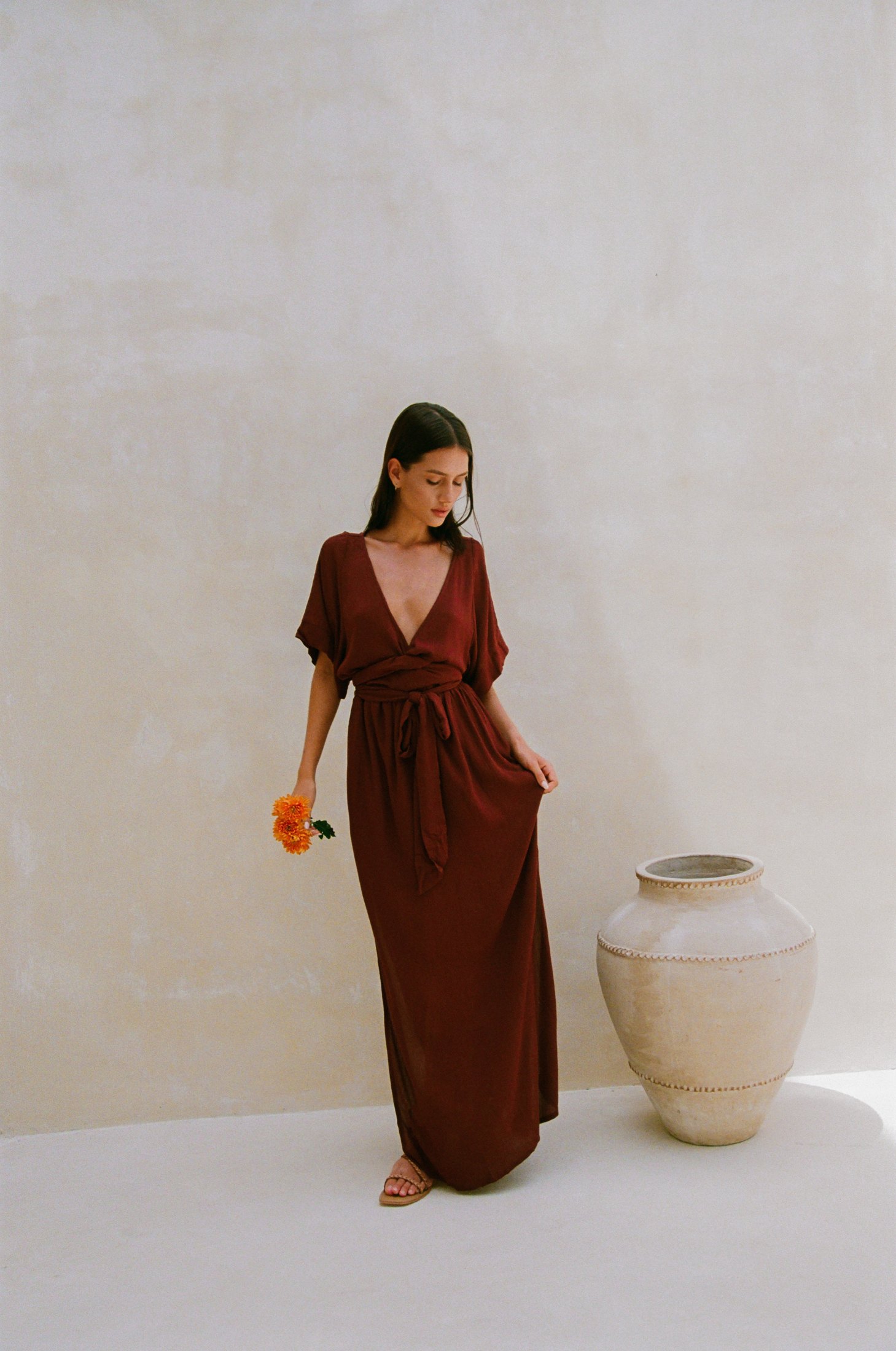 Melody Maxi Dress | Espresso — thumbnail 2