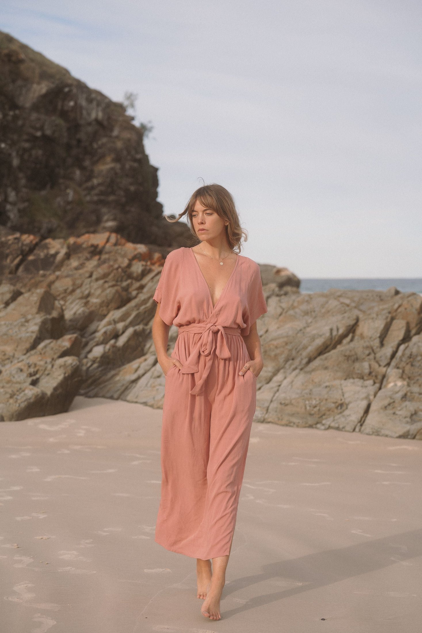 Melody Maxi Dress | Rose Gold