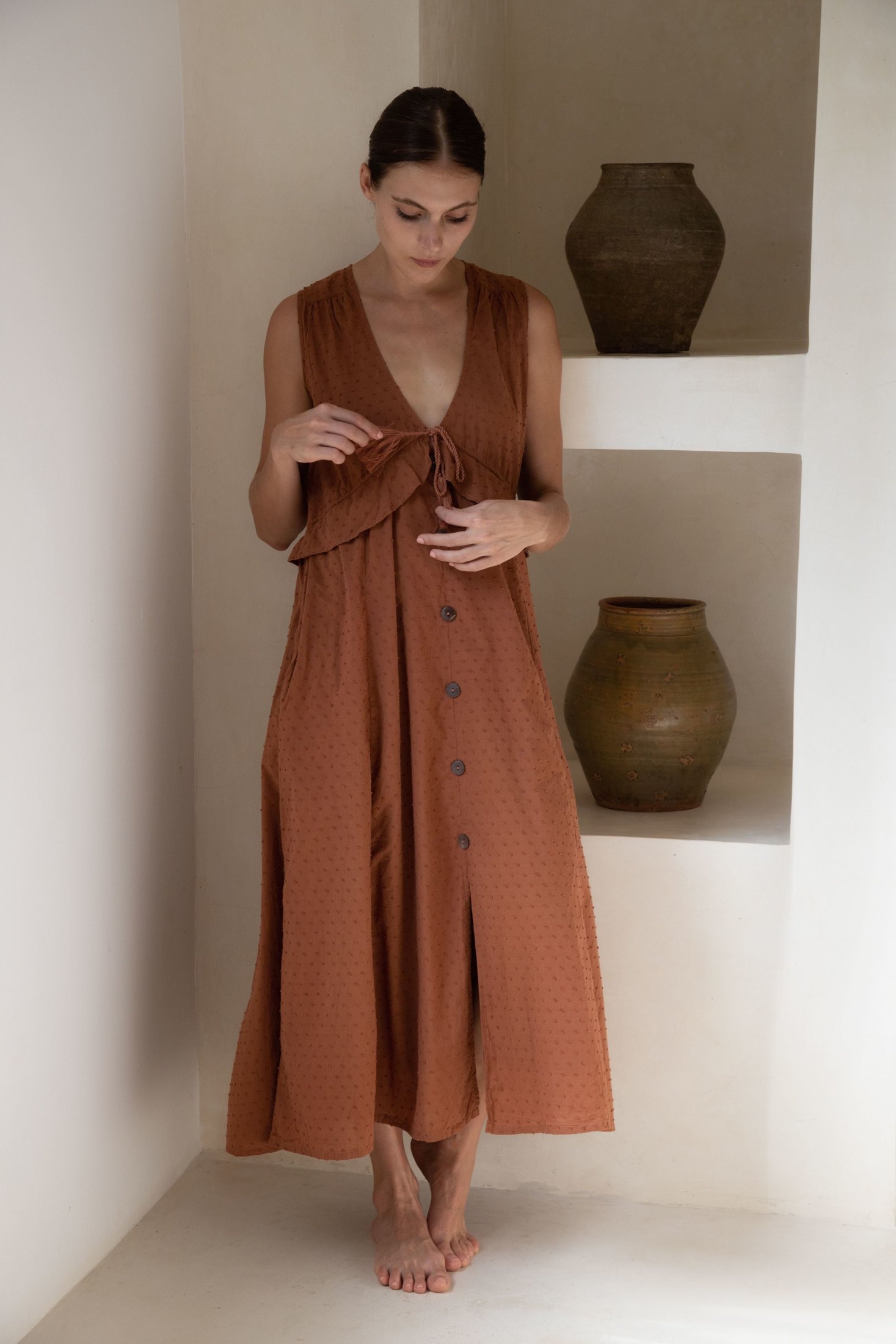 Byron Maxi Dress | Cinnamon — thumbnail 5
