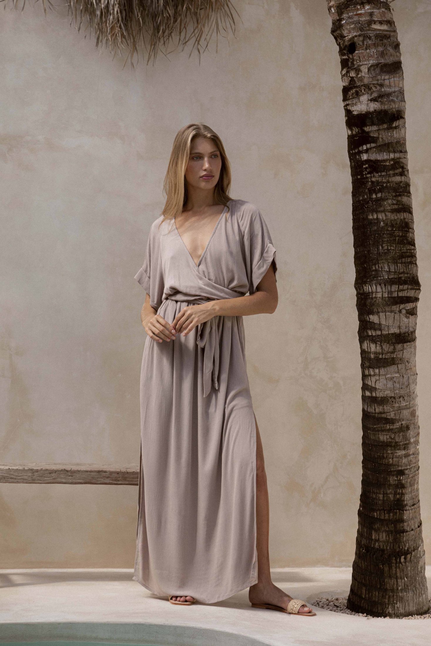 Melody Maxi Dress | Latte — thumbnail 2