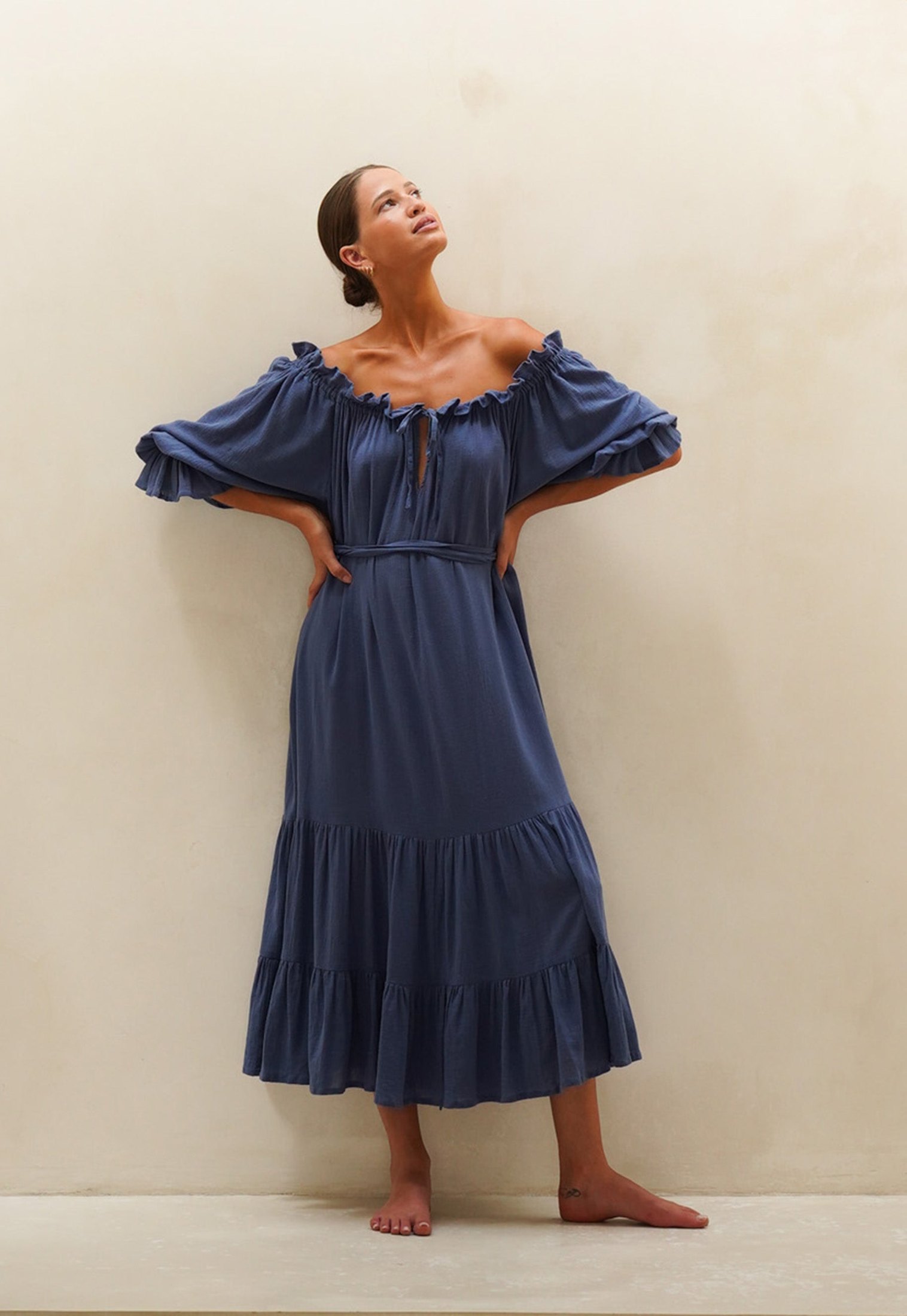 Emmaline Gown | Navy — thumbnail 2