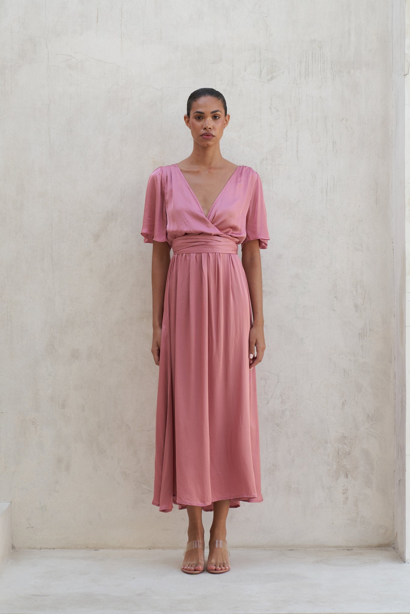 Marlowe Maxi Dress | Berry Rose — thumbnail 2