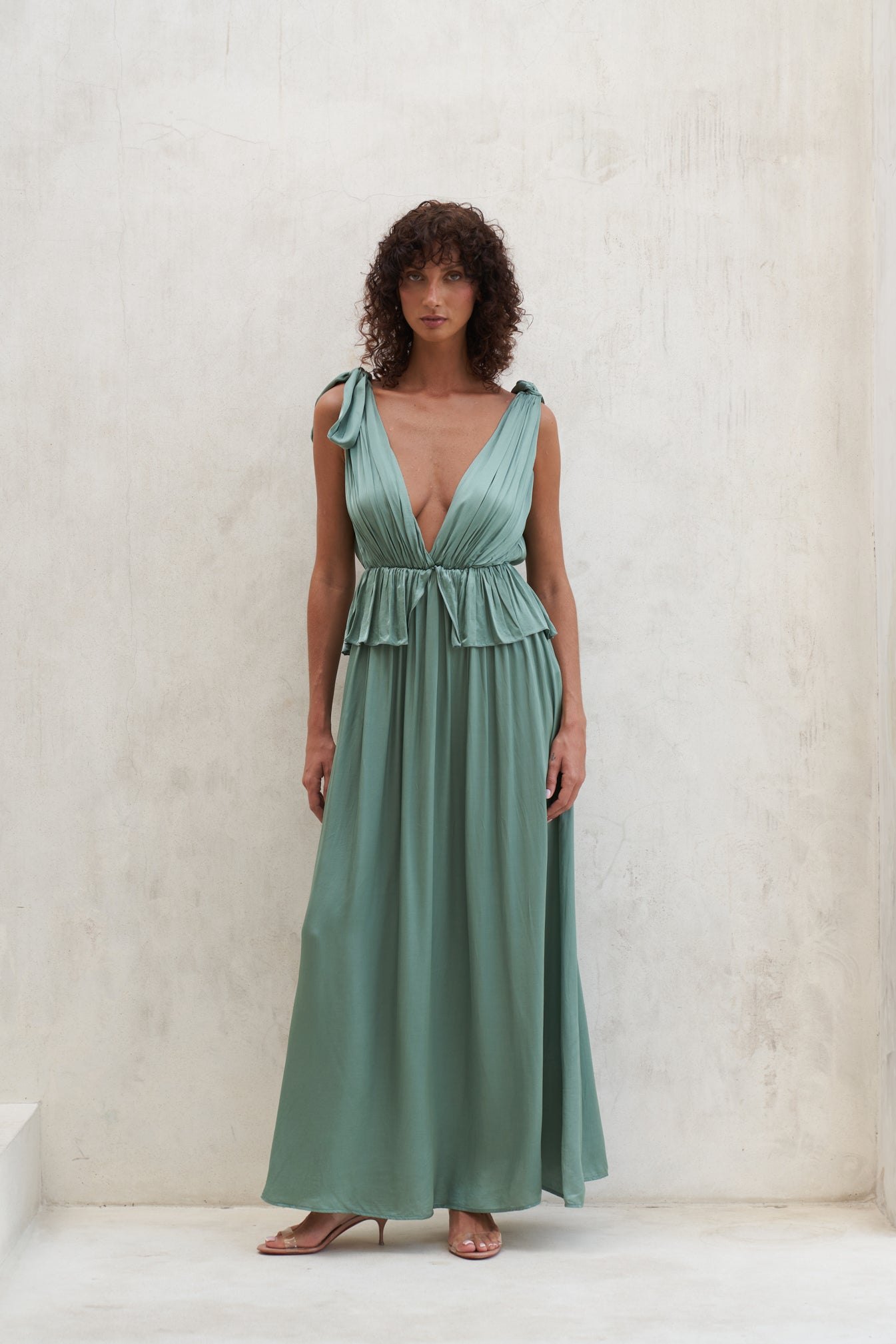 Juliette Gown | Olive — thumbnail 6