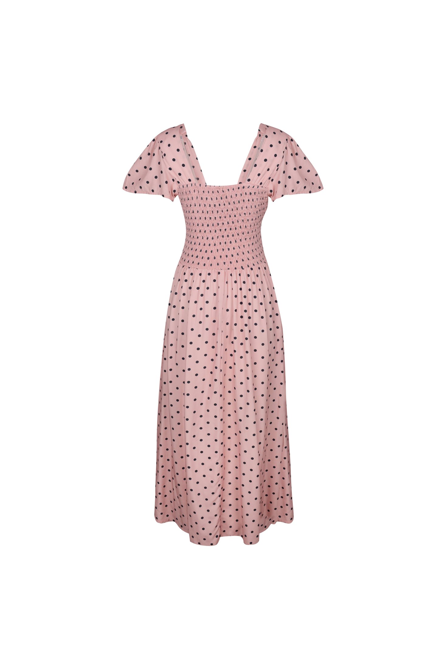 Margot Maxi Dress | Pink Polka Dots — thumbnail 9