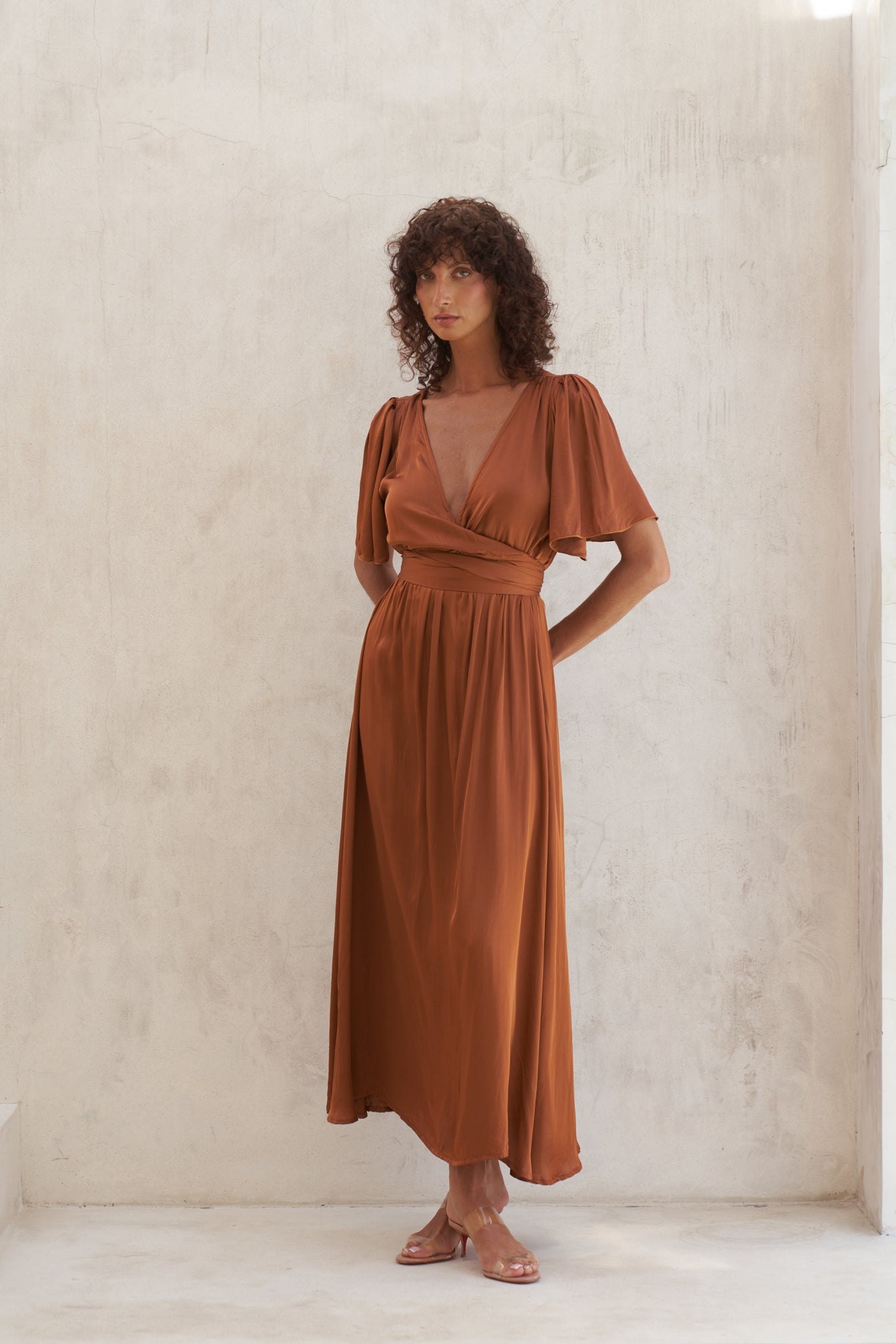 Marlowe Maxi Dress | Cinnamon — thumbnail 4