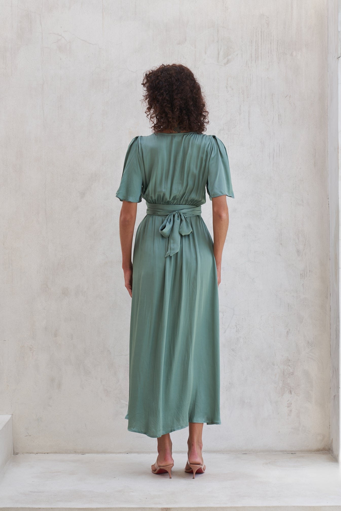 Marlowe Maxi Dress | Olive — thumbnail 6