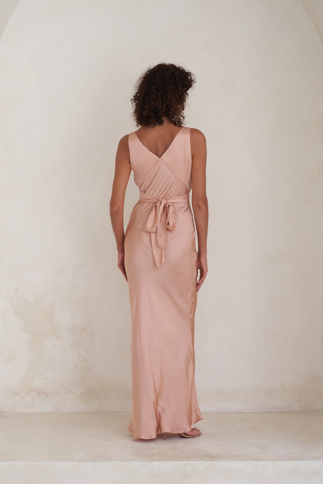 Bessette Maxi Dress | Peach Rose — thumbnail 6