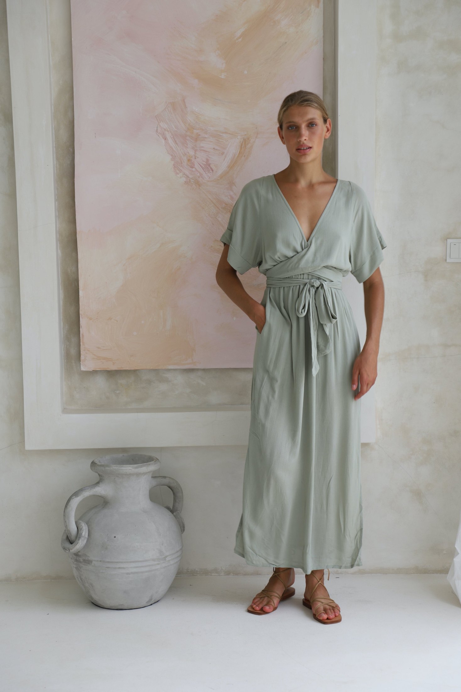 Melody Maxi Dress | Sage Green — thumbnail 4