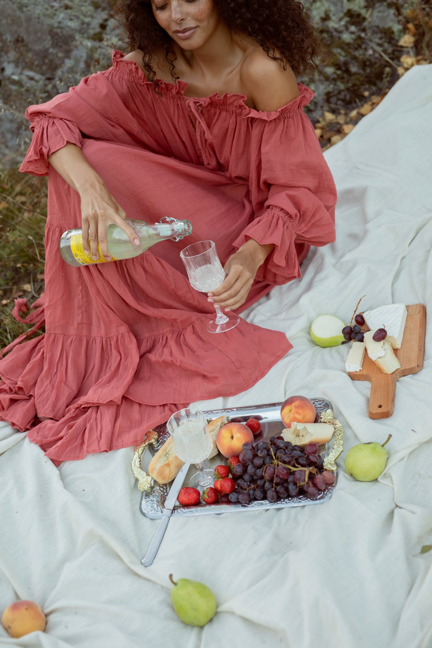 Emmaline Gown | Deep Rose — thumbnail 6