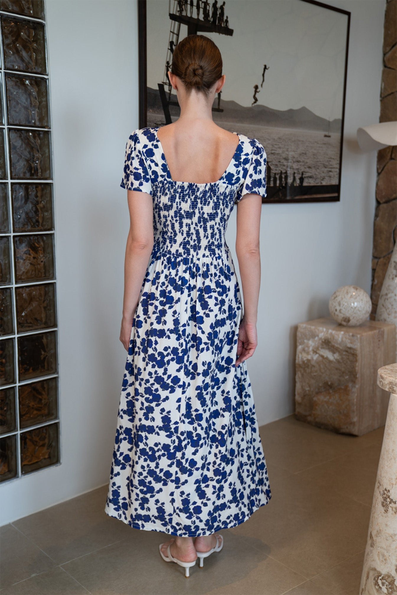 Margot Maxi Dress | Cornflowers — thumbnail 4