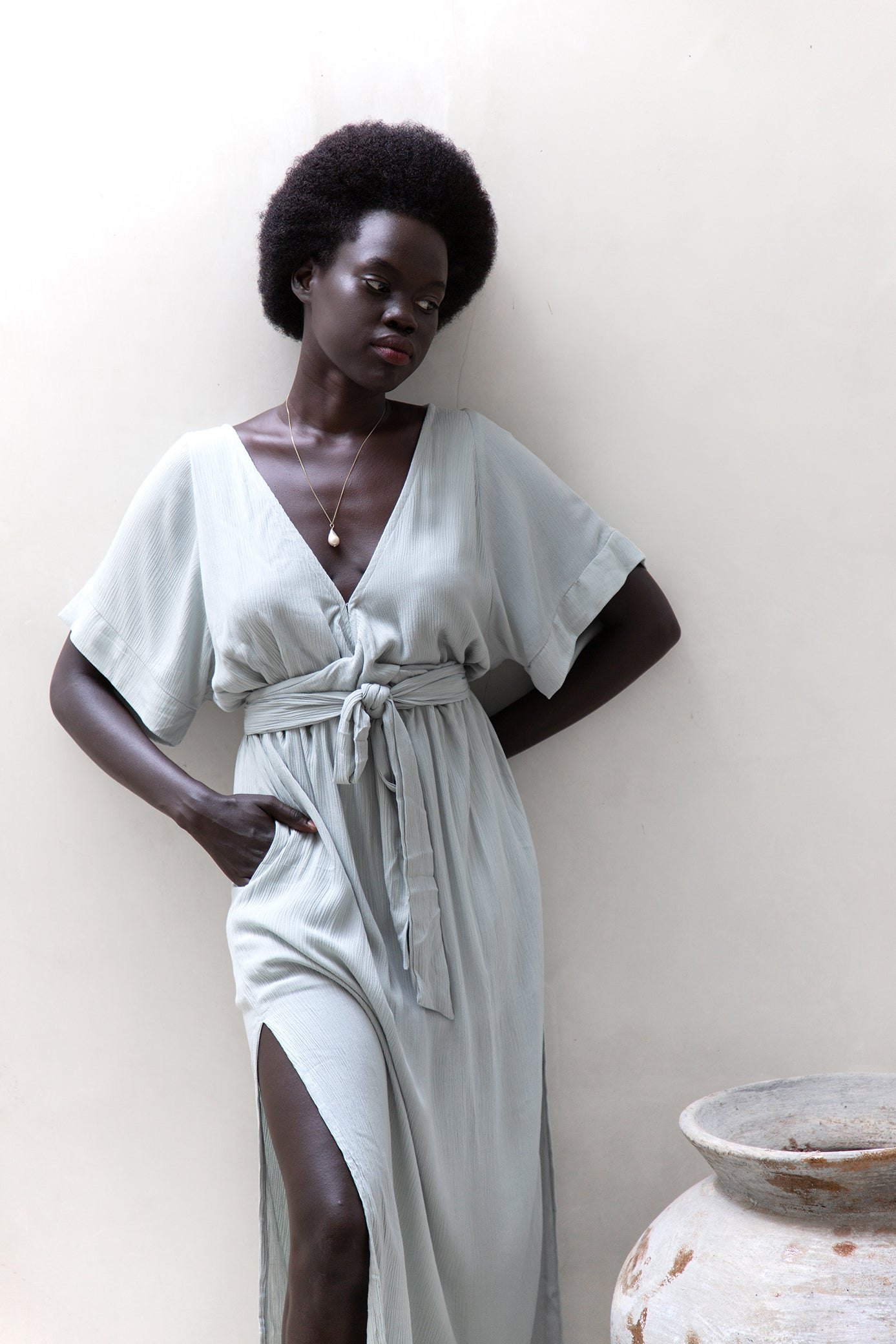 Melody Maxi Dress | Baby Blue — thumbnail 4