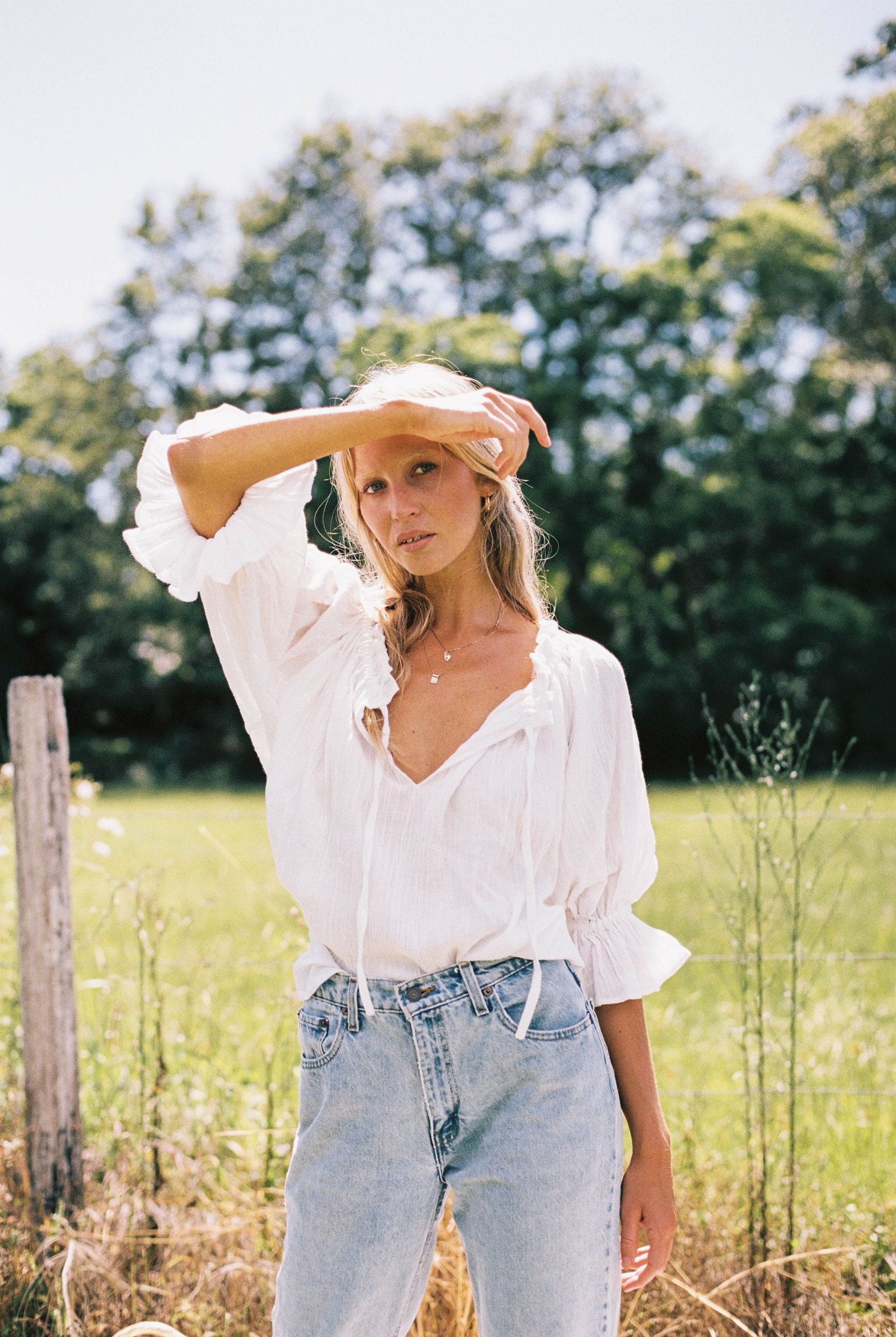 Emmaline Blouse | White — thumbnail 5