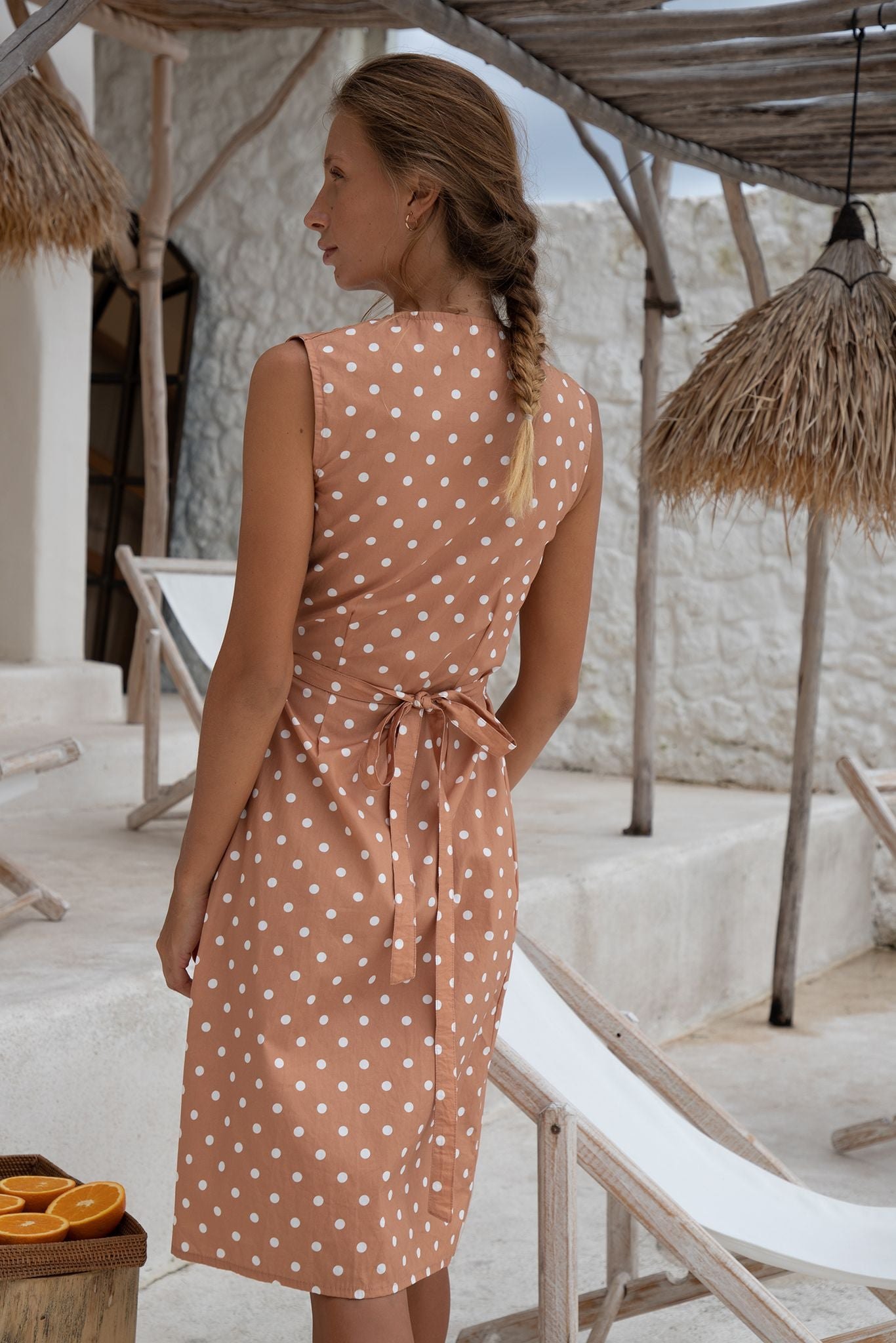 Lola Midi Wrap Dress | Coco Dot — thumbnail 5