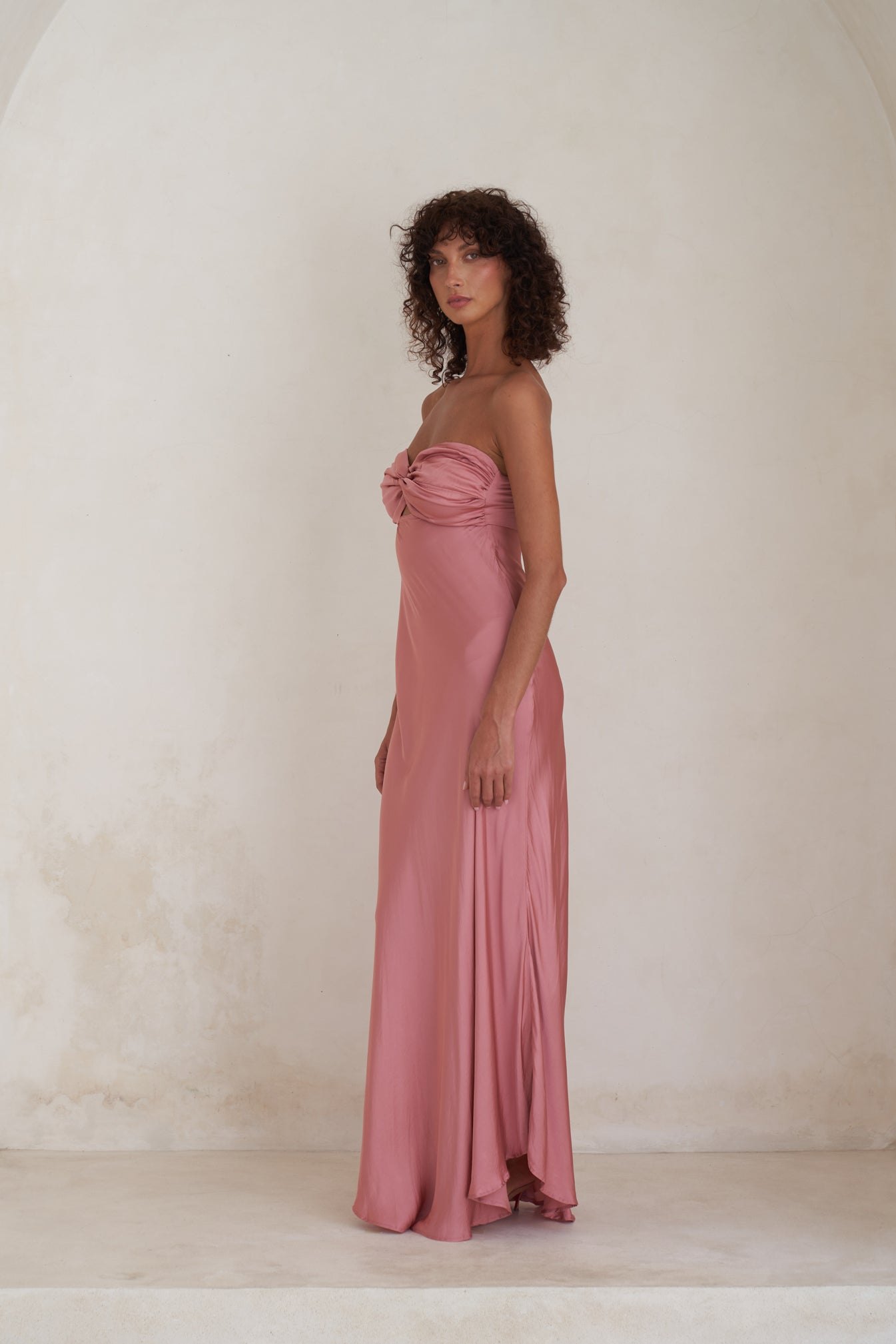 Victoria Maxi Dress | Berry Rose — thumbnail 5