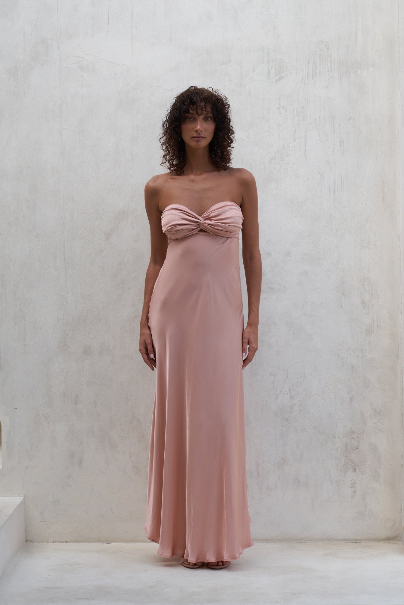 Victoria Maxi Dress | Peach Rose — thumbnail 2