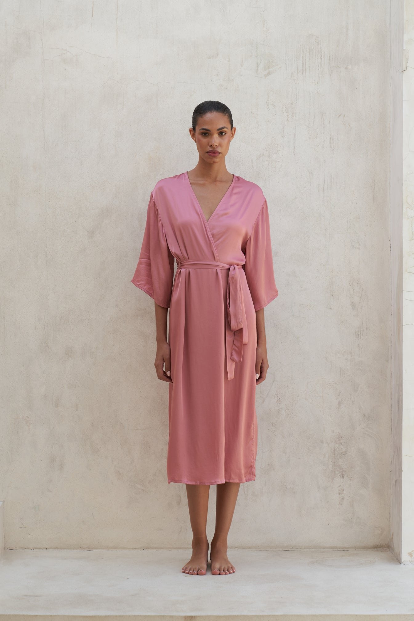 Olivia Robe | Berry Rose — style inspiration