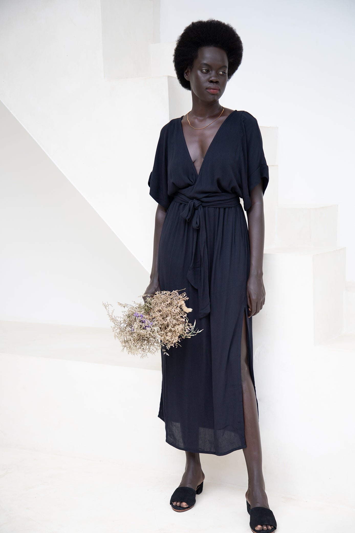 Melody Maxi Dress | Black — thumbnail 3