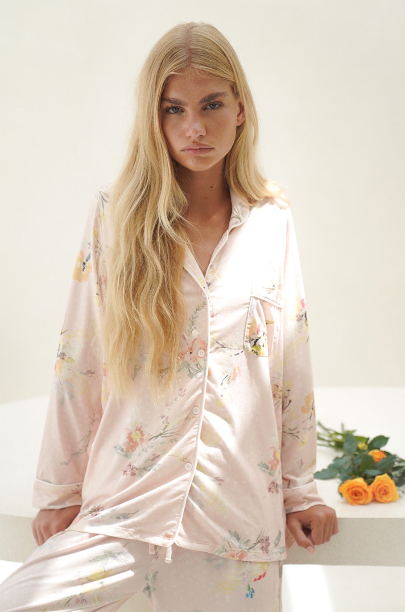 Francesca Sleep Set | Secret Garden Blush — thumbnail 5