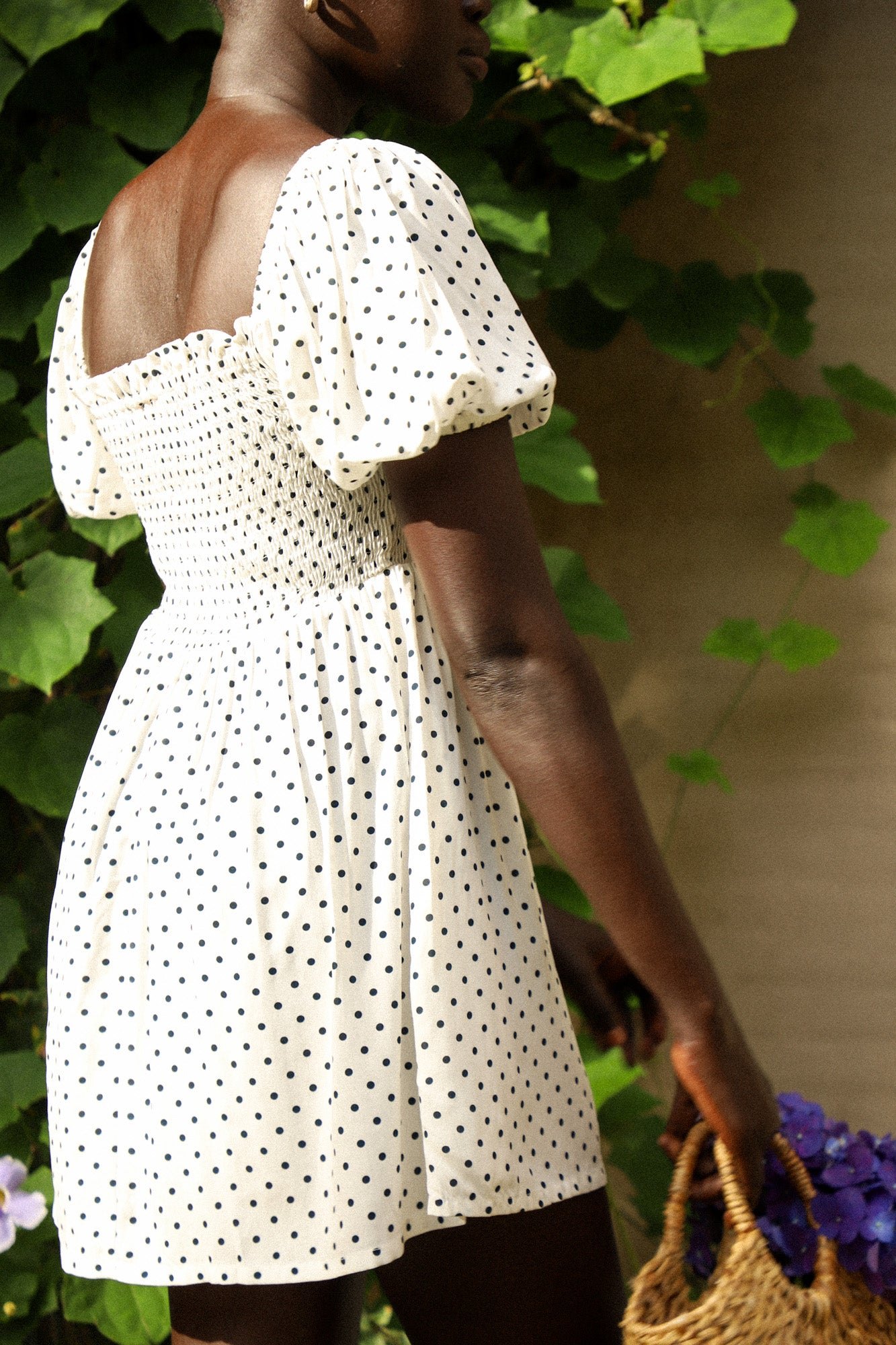 Camille Mini | White Polka Dot — thumbnail 4