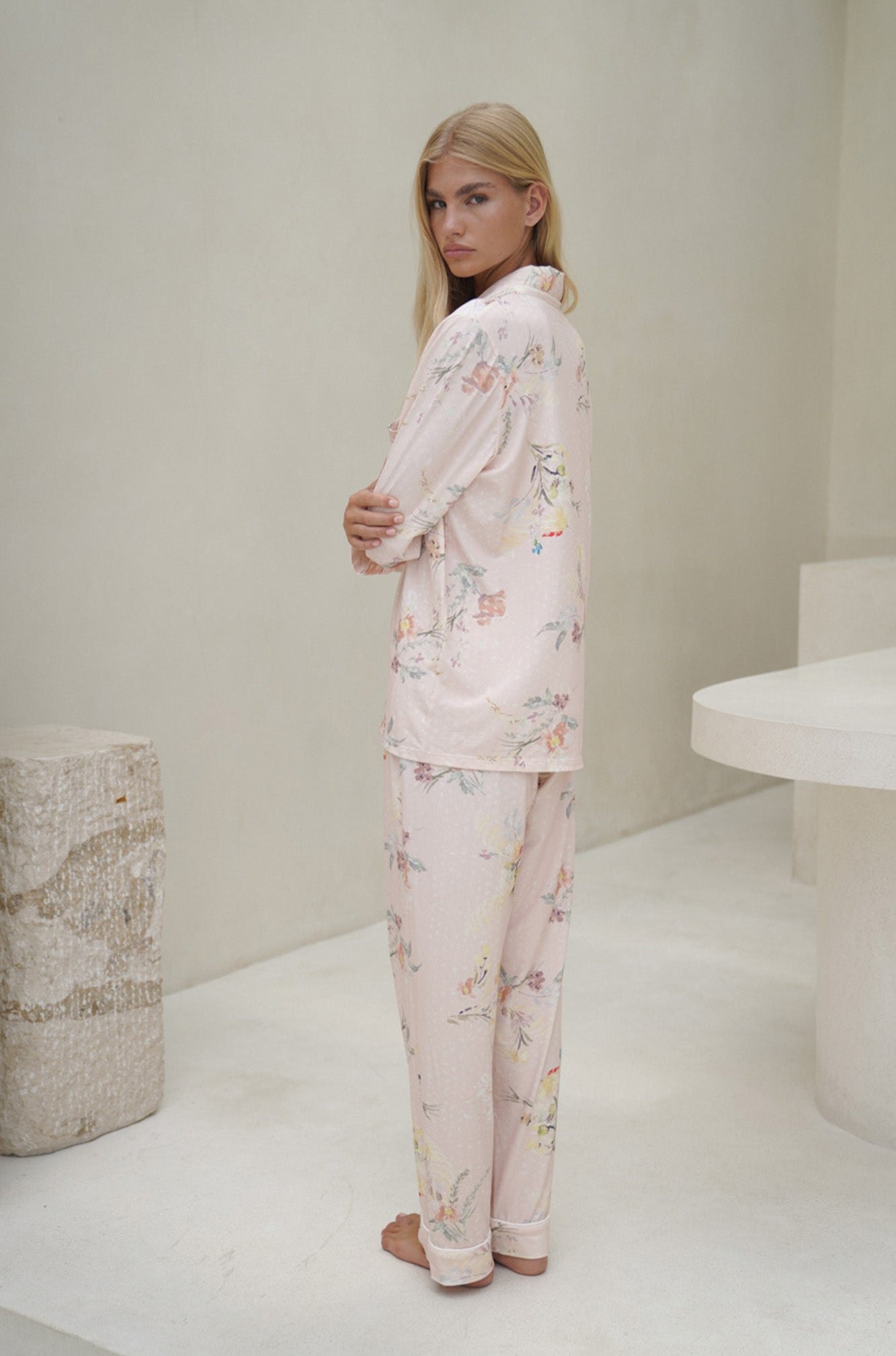 Francesca Sleep Set | Secret Garden Blush — thumbnail 4