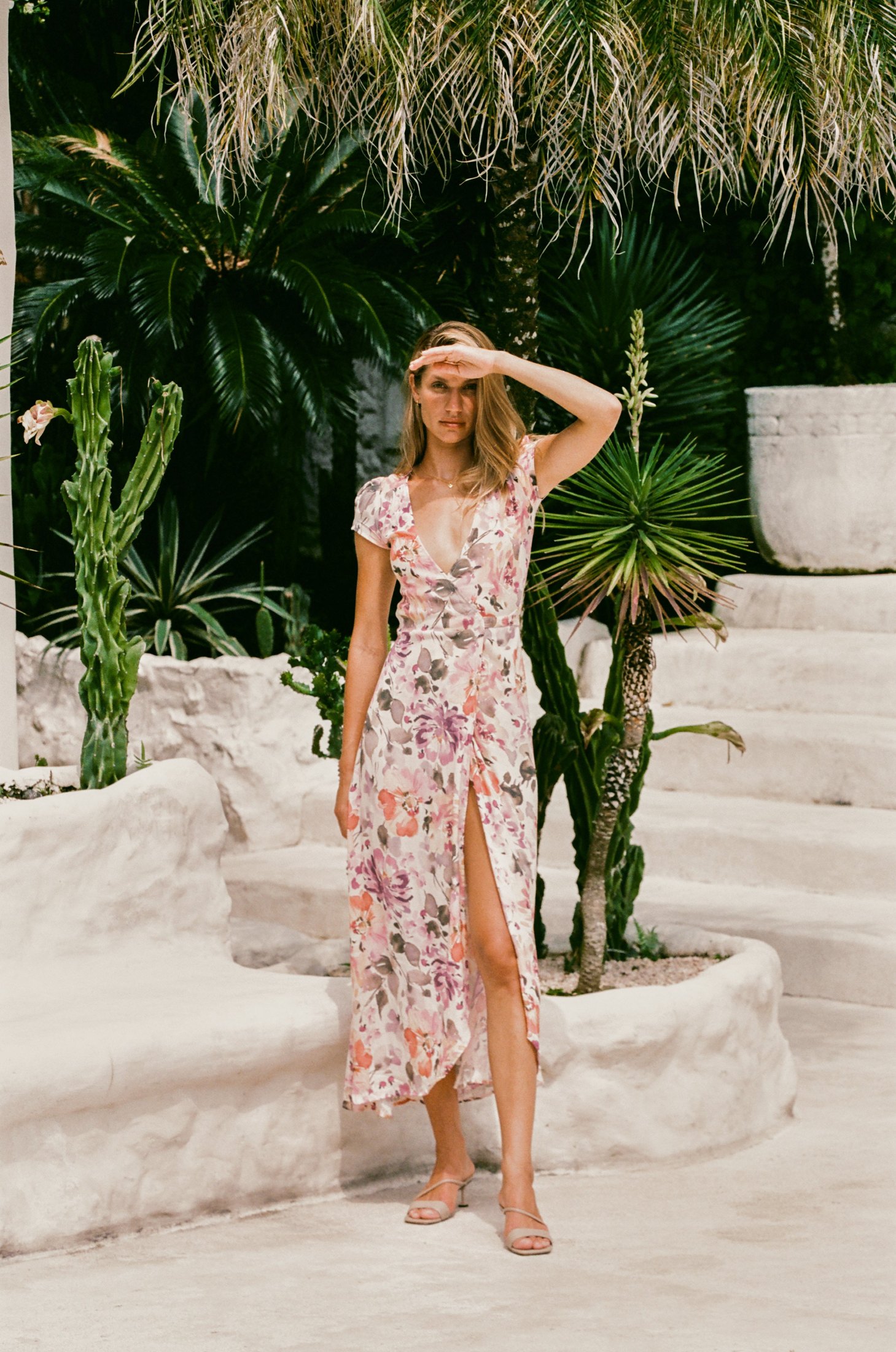 Alexa Maxi Wrap Dress | Soiree Floral — thumbnail 6