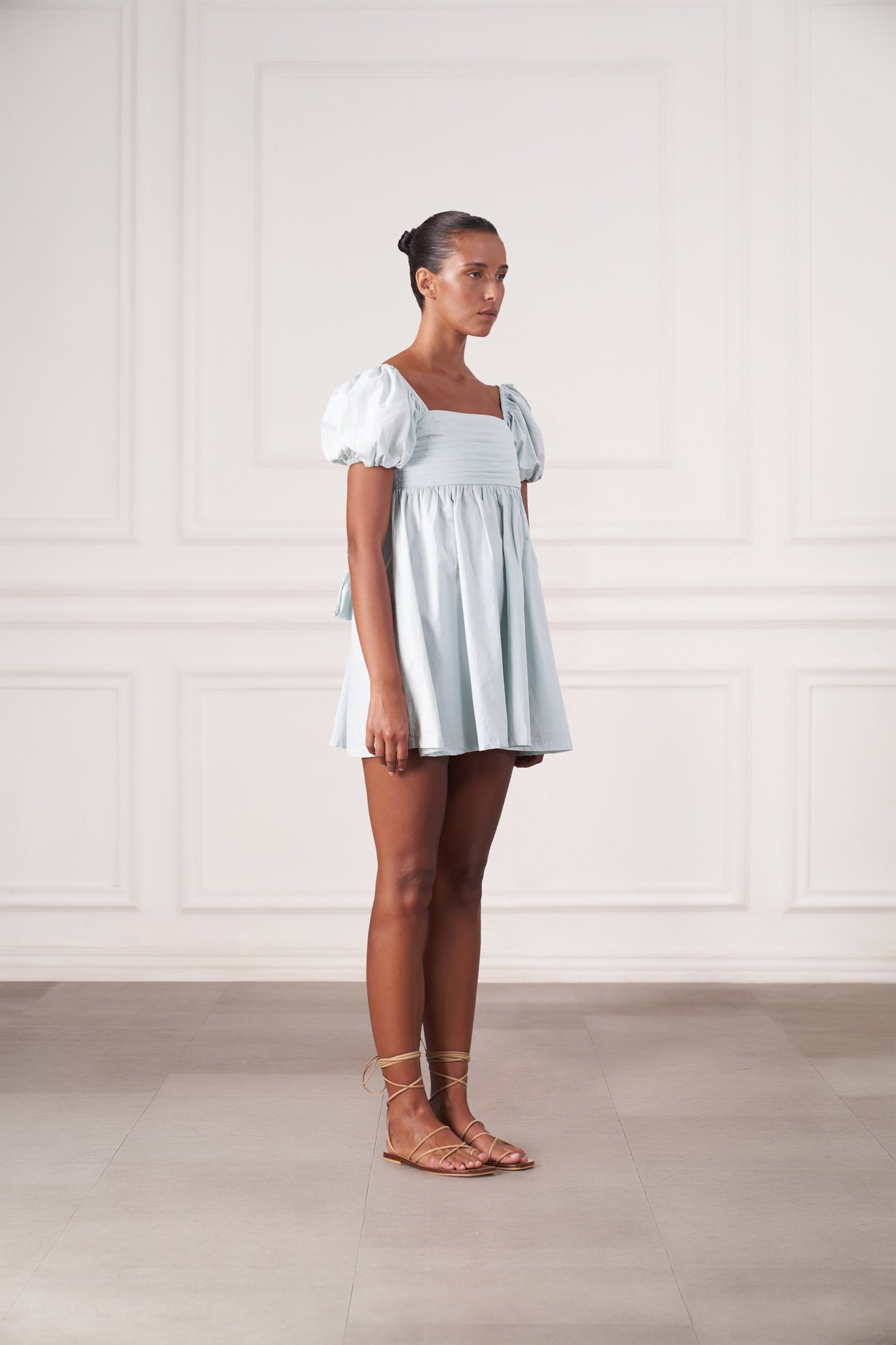 Grace Mini Dress | Baby Blue — thumbnail 7