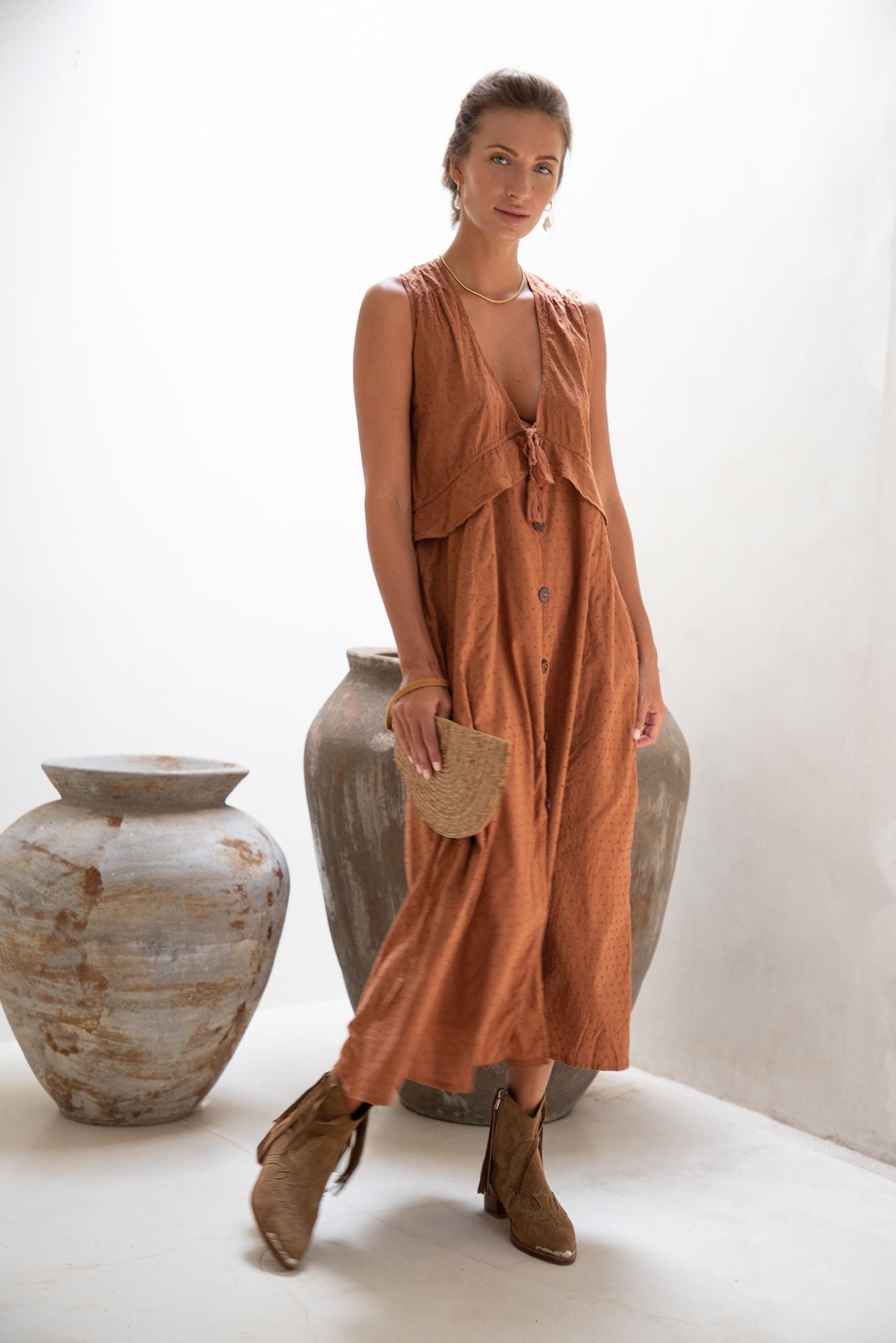 Byron Maxi Dress | Cinnamon — thumbnail 2