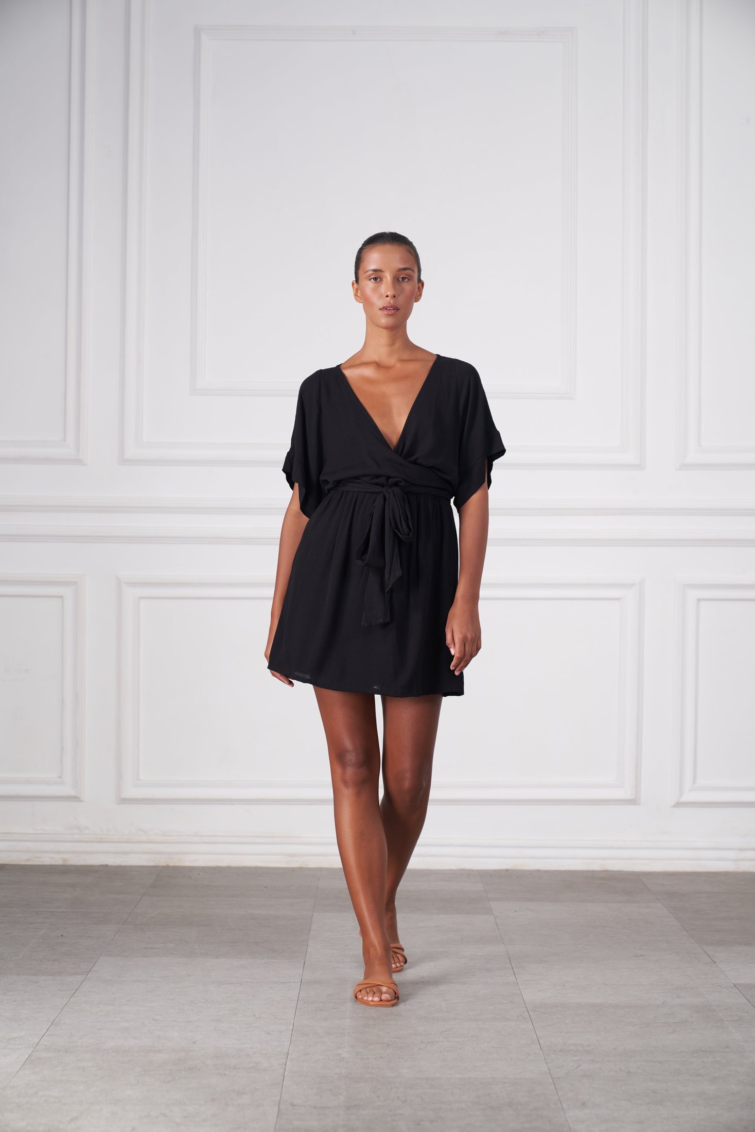 Melody Mini Dress | Black — thumbnail 7