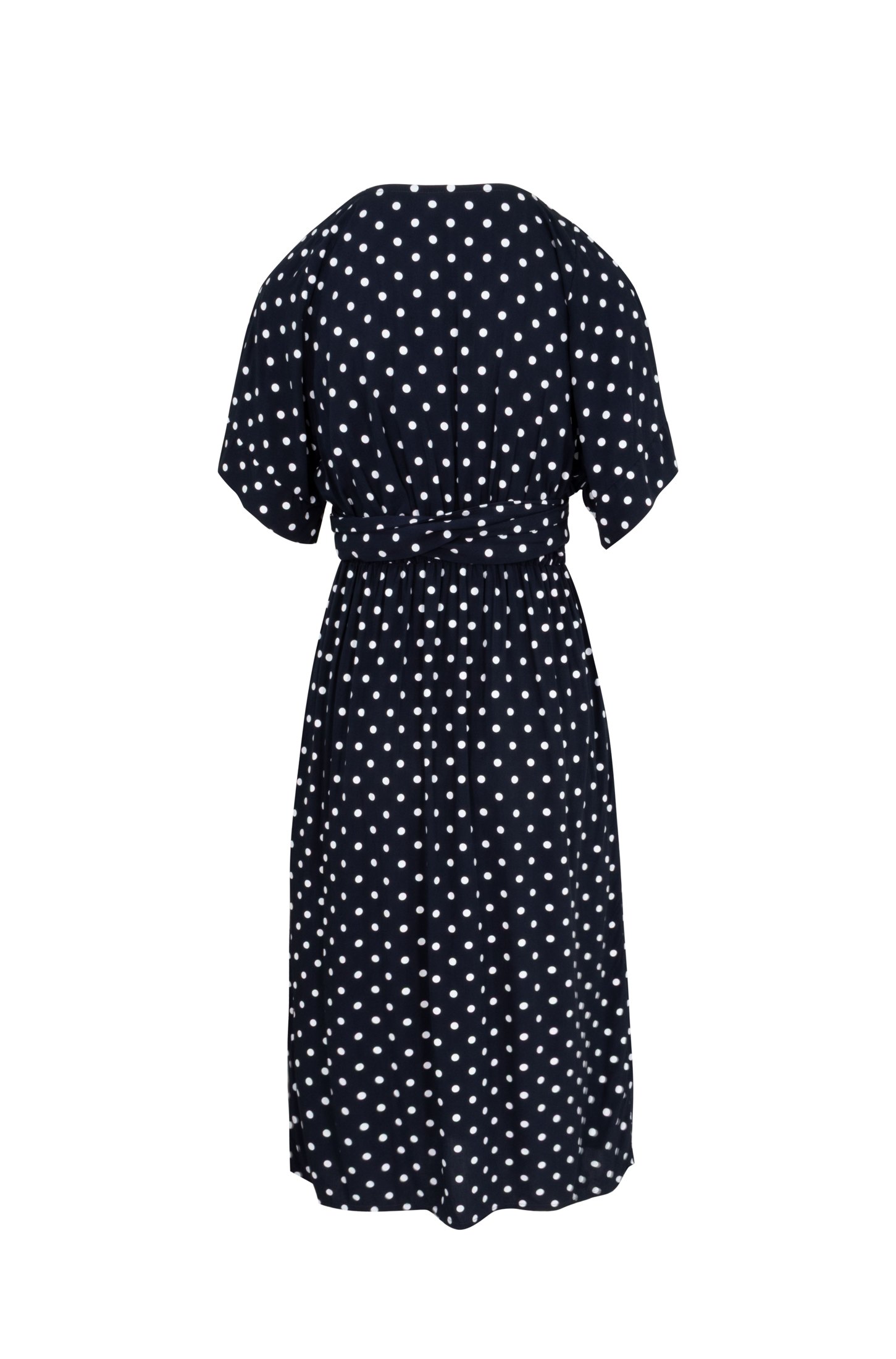 Melody Midi Dress | Midnight Polka Dot — thumbnail 12