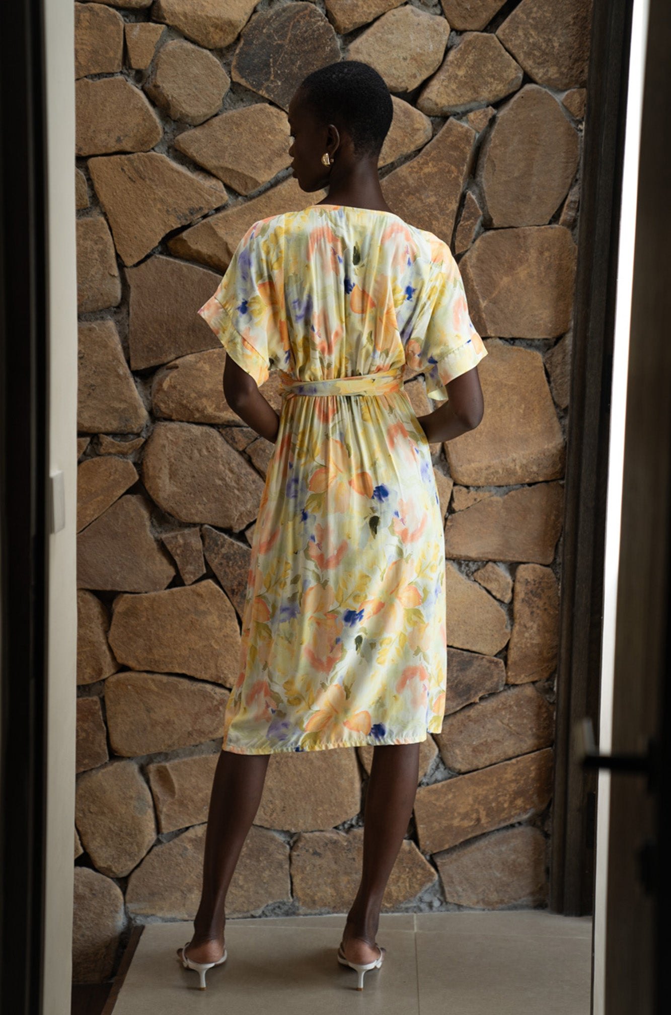 Melody Midi Dress | Midsummer Blooms — thumbnail 2