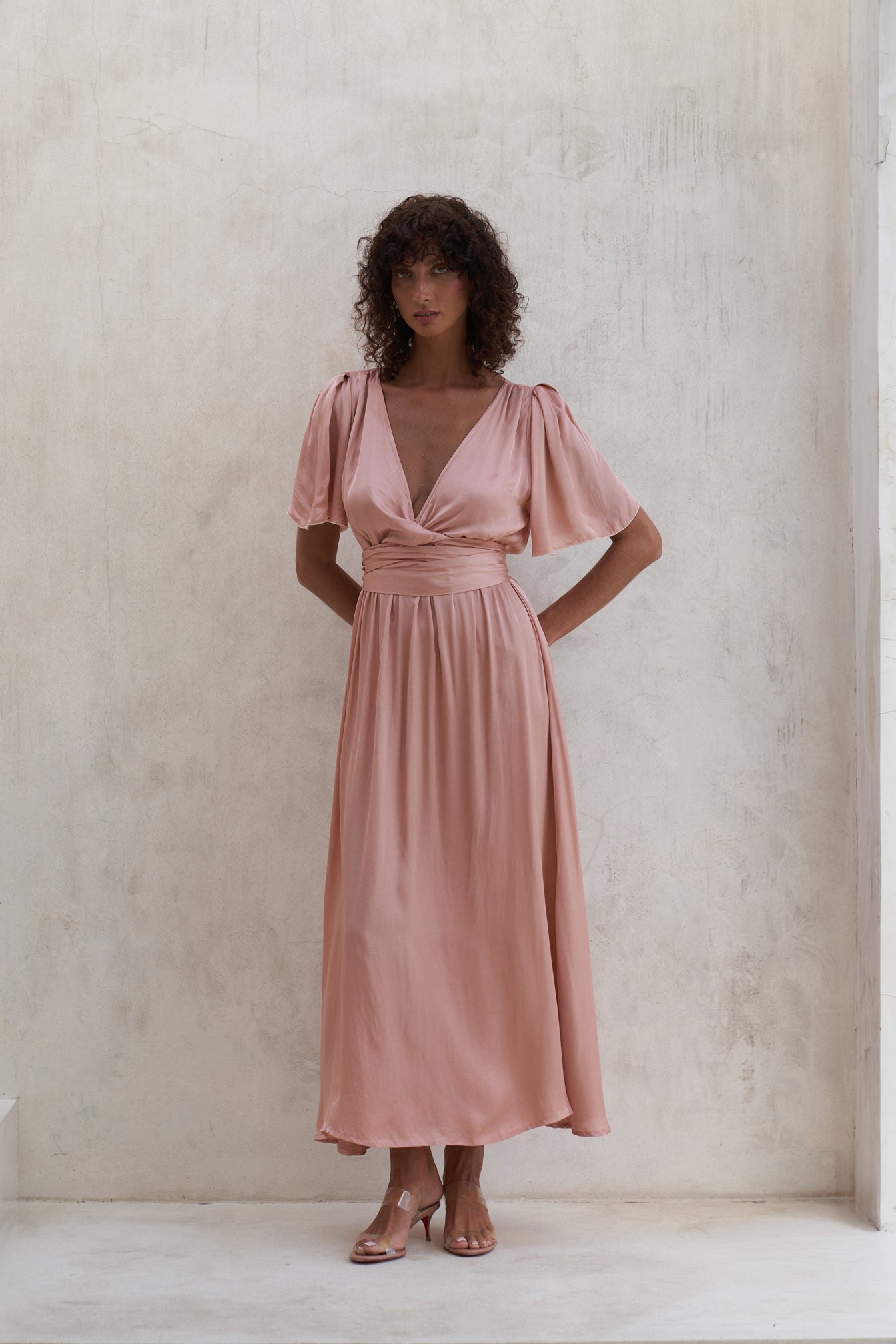 Marlowe Maxi Dress | Peach Rose — thumbnail 2