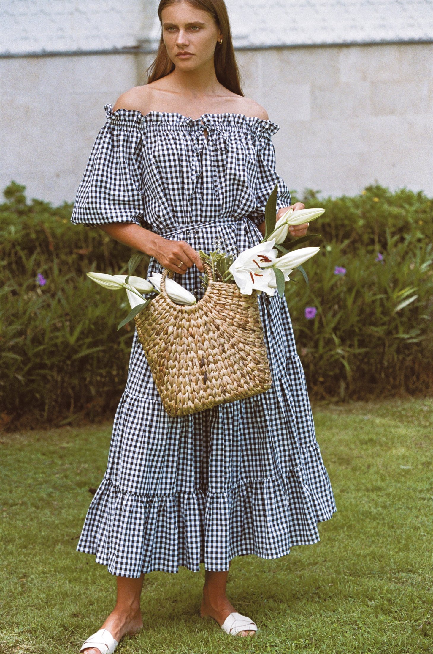 Emmaline Gown | Black Gingham — thumbnail 3