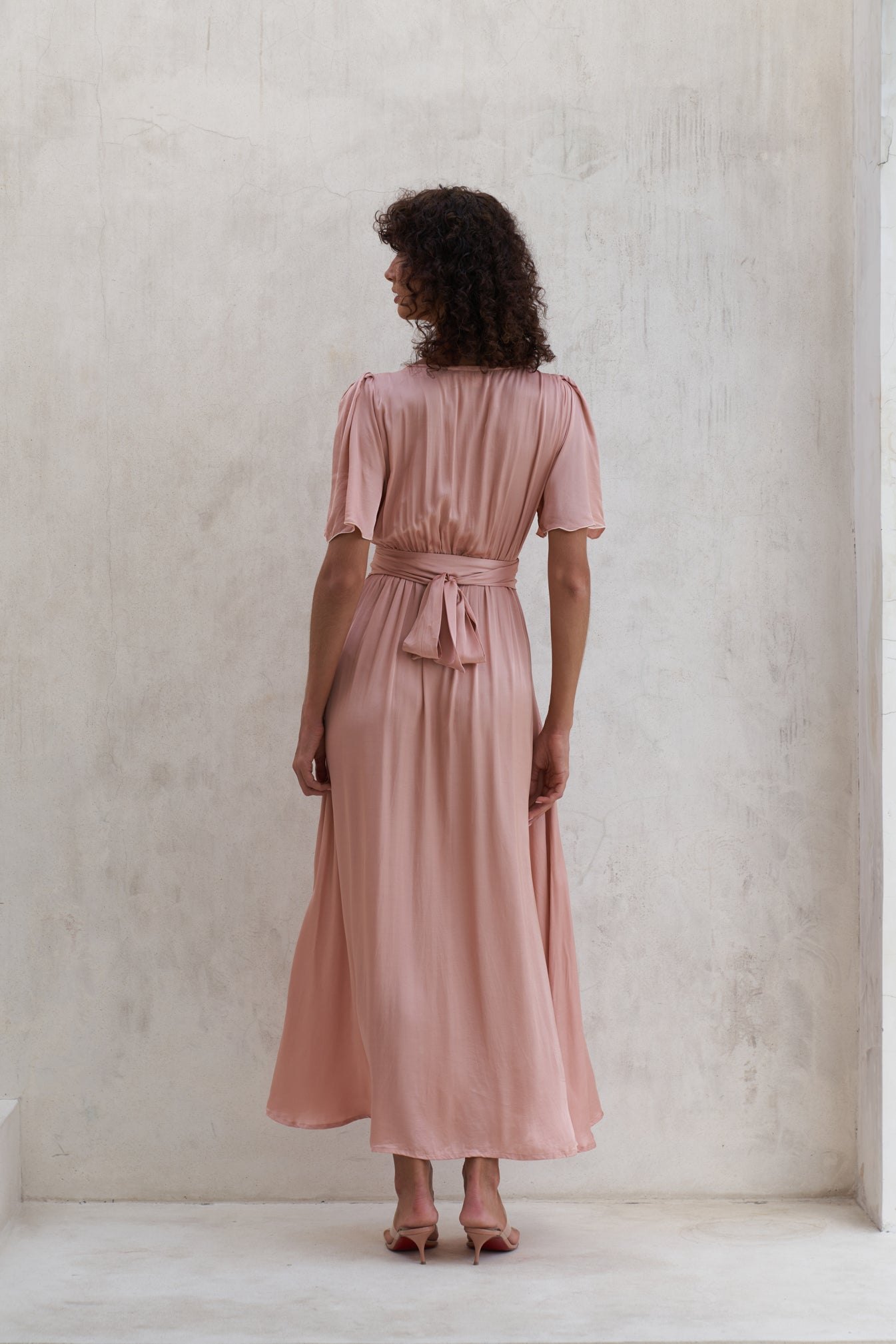 Marlowe Maxi Dress | Peach Rose — thumbnail 5