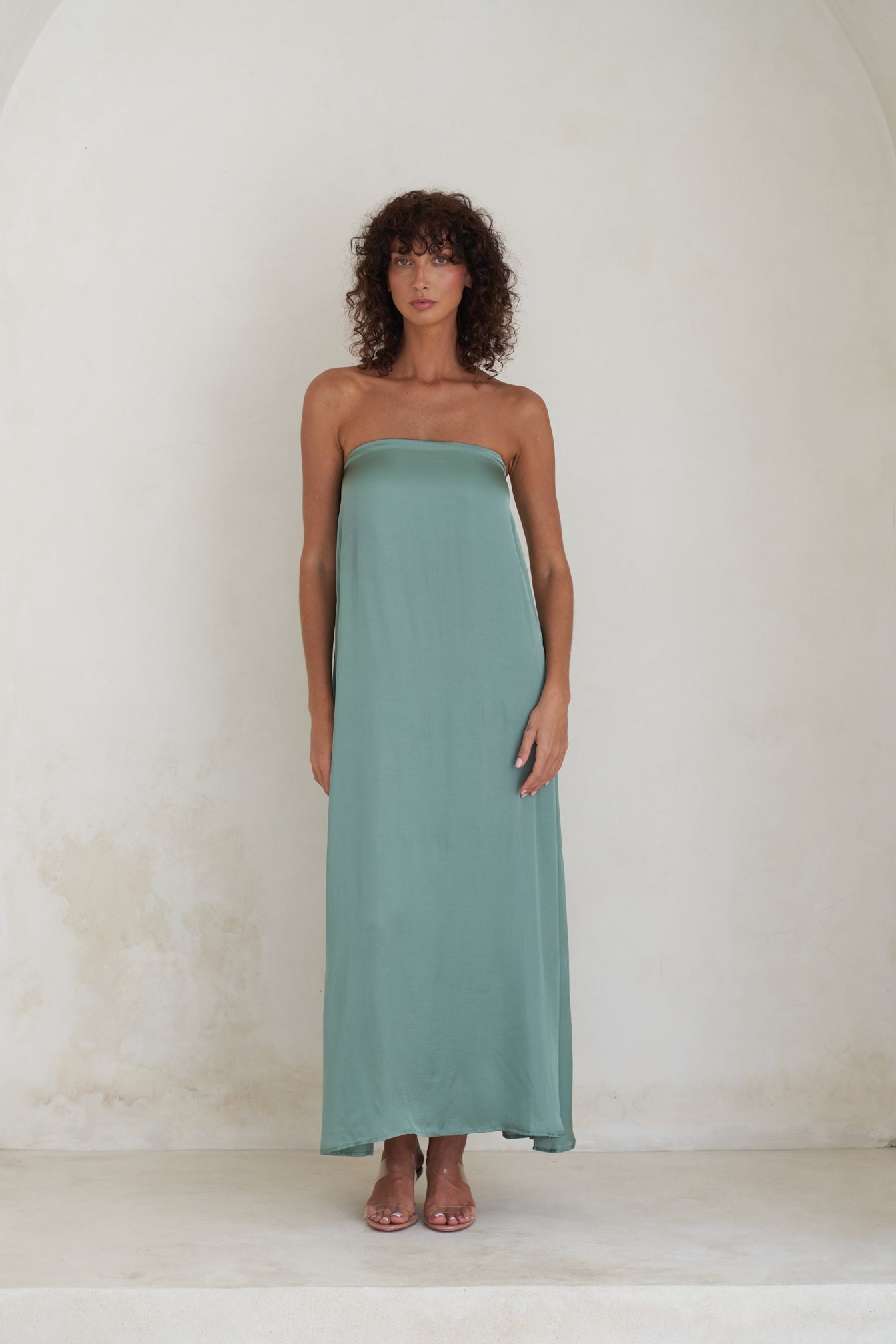 Aveline Maxi Dress | Olive — thumbnail 2